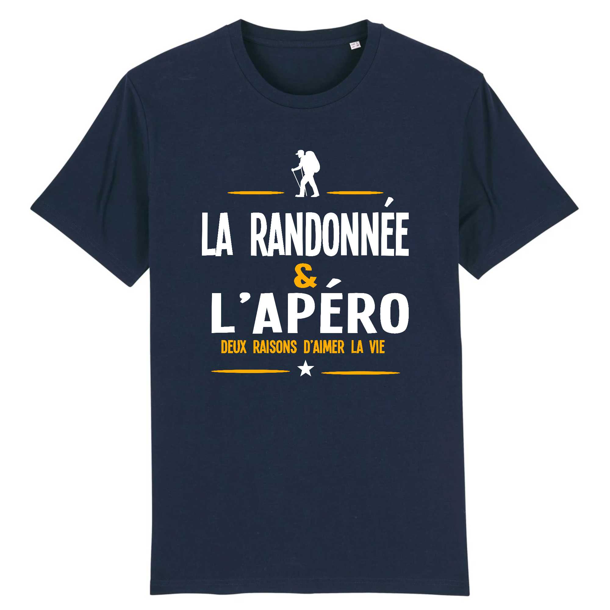 T-shirt Homme La randonnée et l'apéro