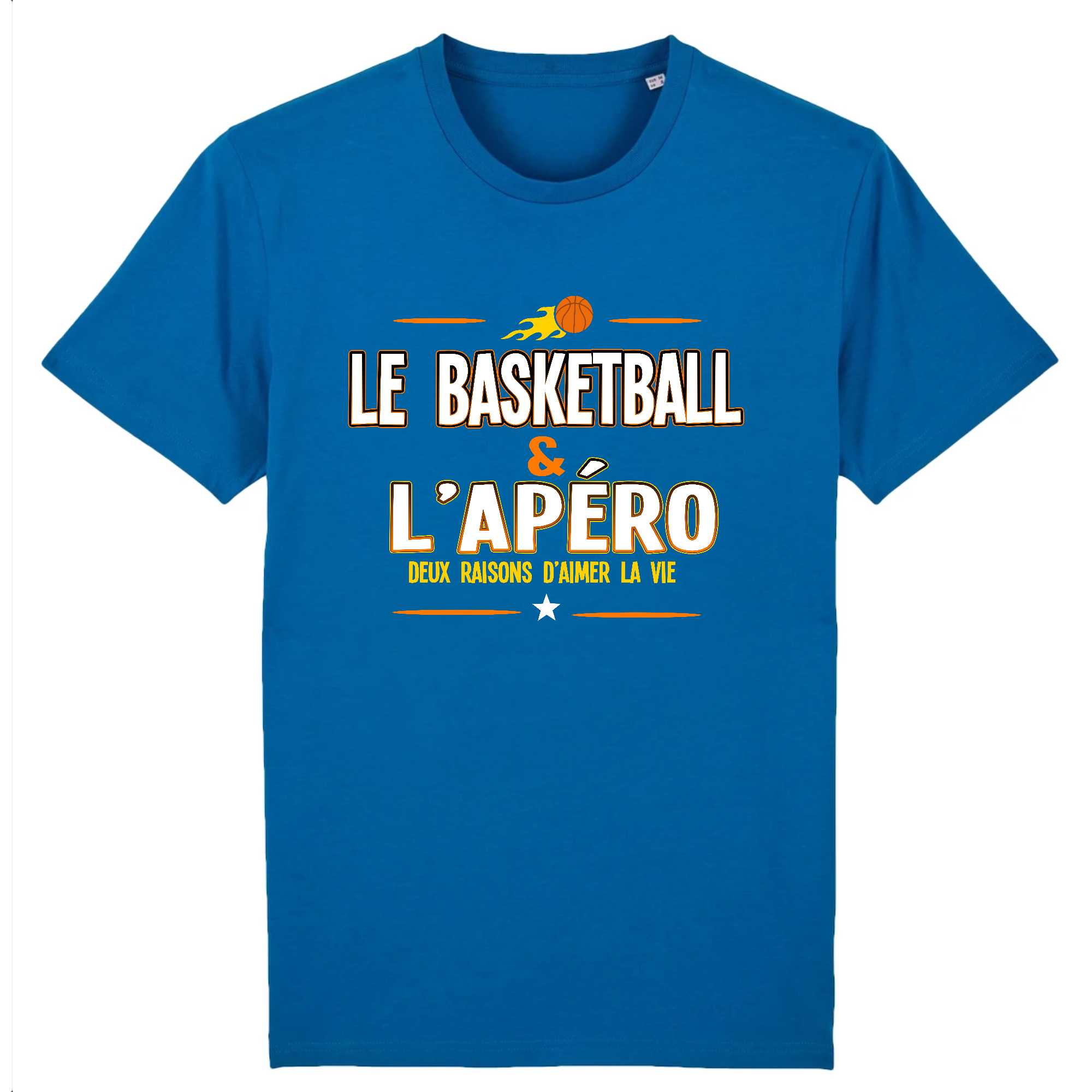 T-shirt Homme Le basketball et l'apéro