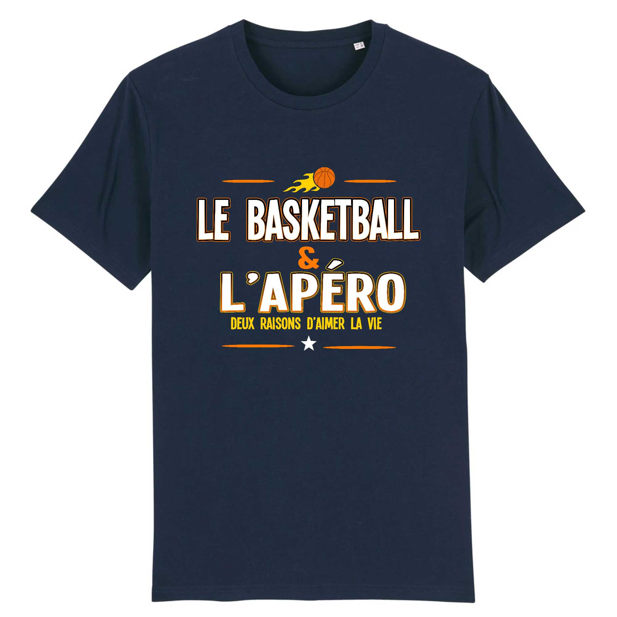 T-shirt Homme Le basketball et l'apéro