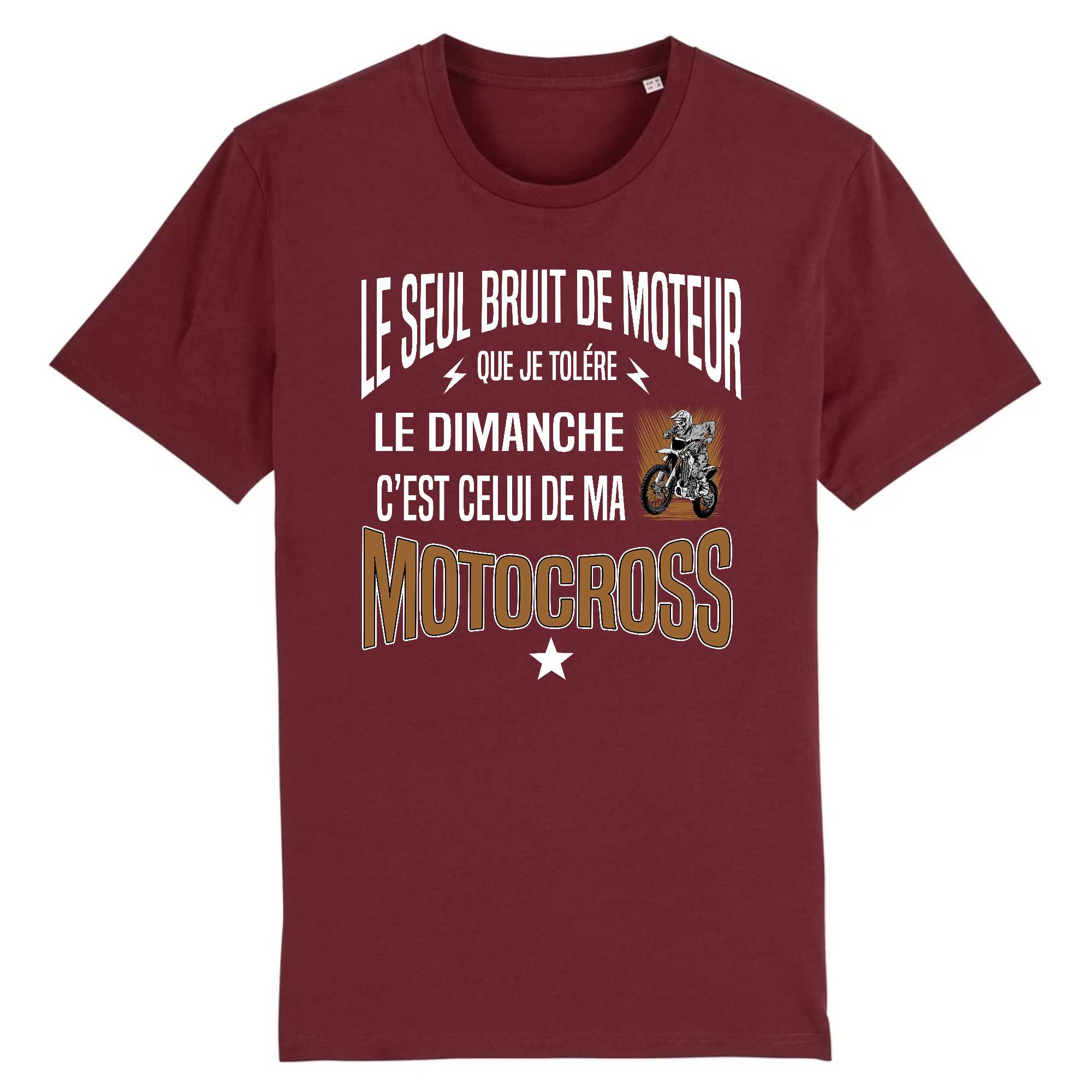 T-shirt Homme Le bruit de ma motocross