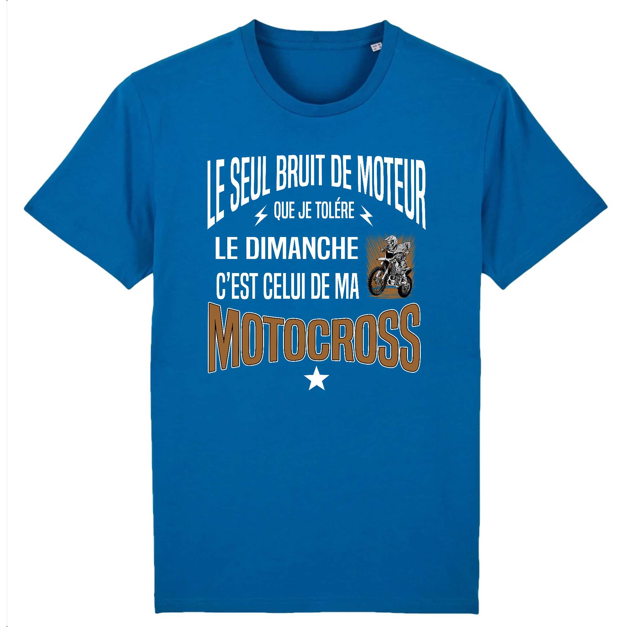 T-shirt Homme Le bruit de ma motocross