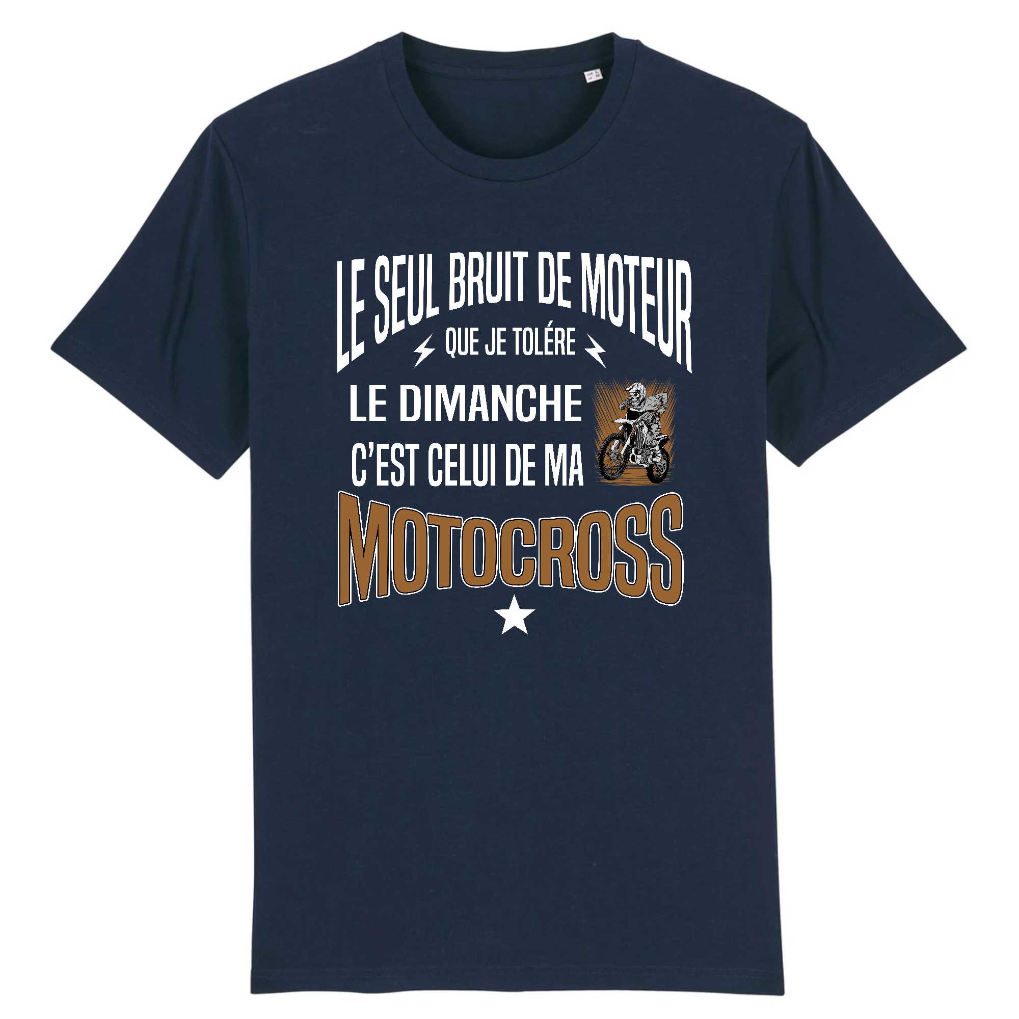 T-shirt Homme Le bruit de ma motocross