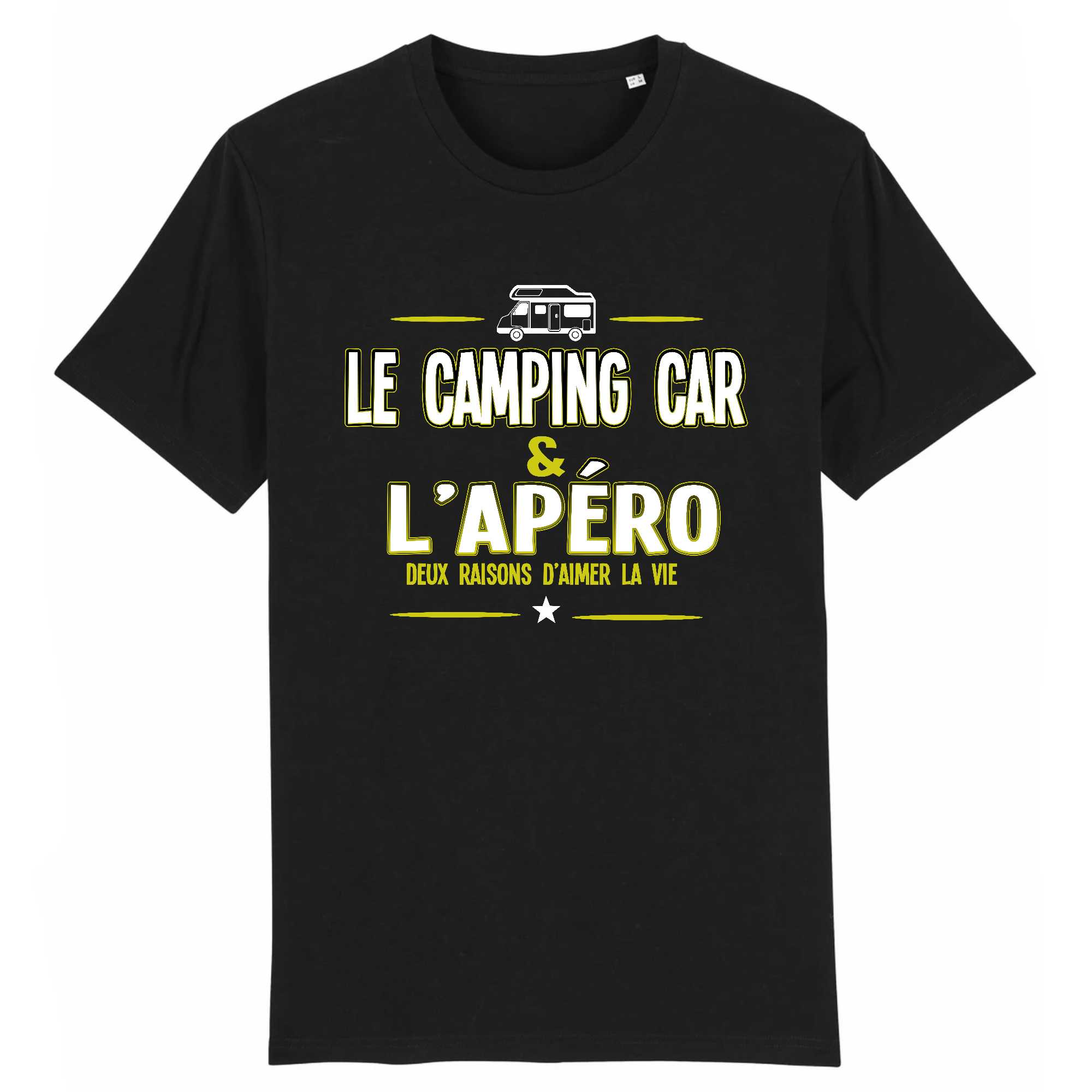 T-shirt Homme Le camping car et l'apéro