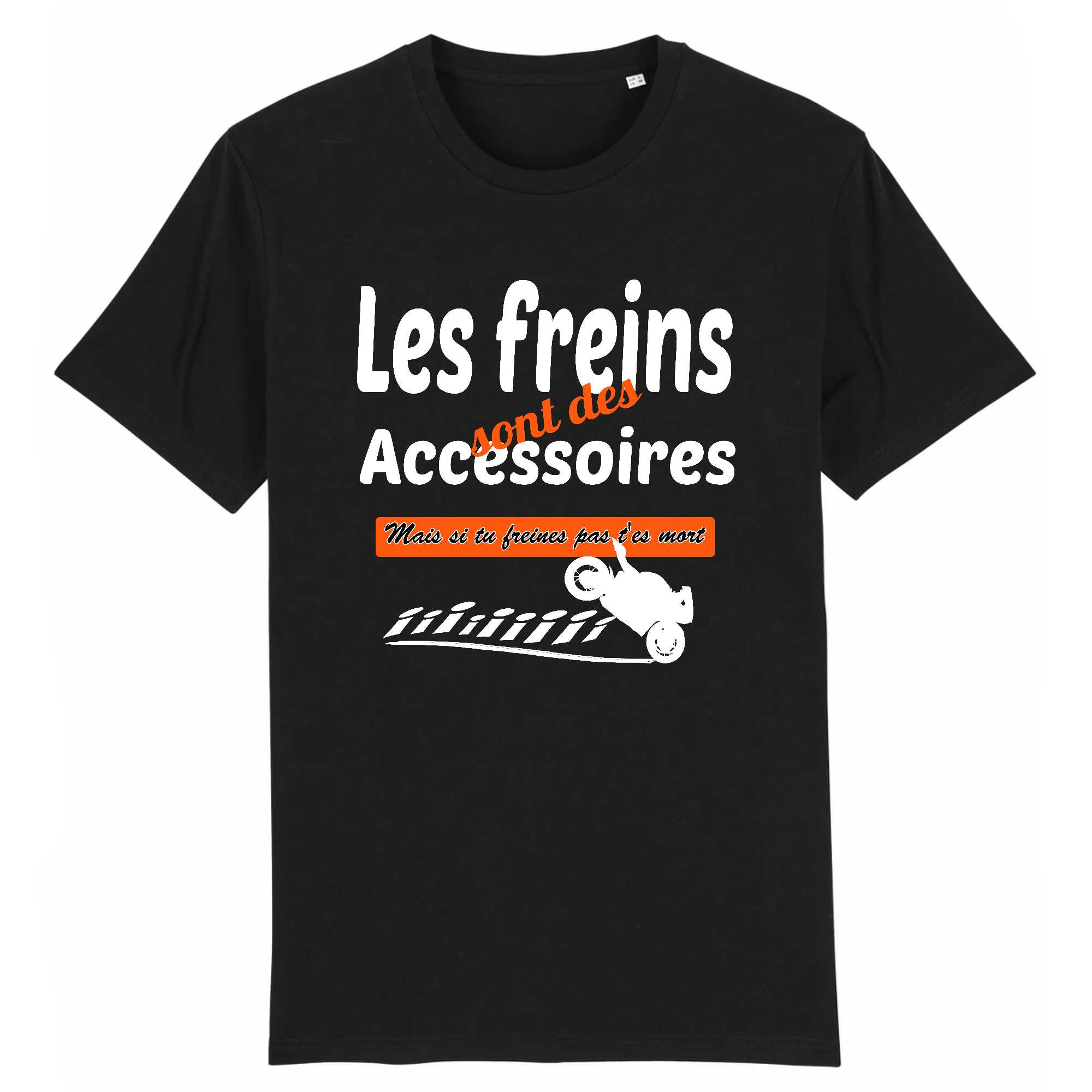T-shirt Homme Les freins sont des accessoires