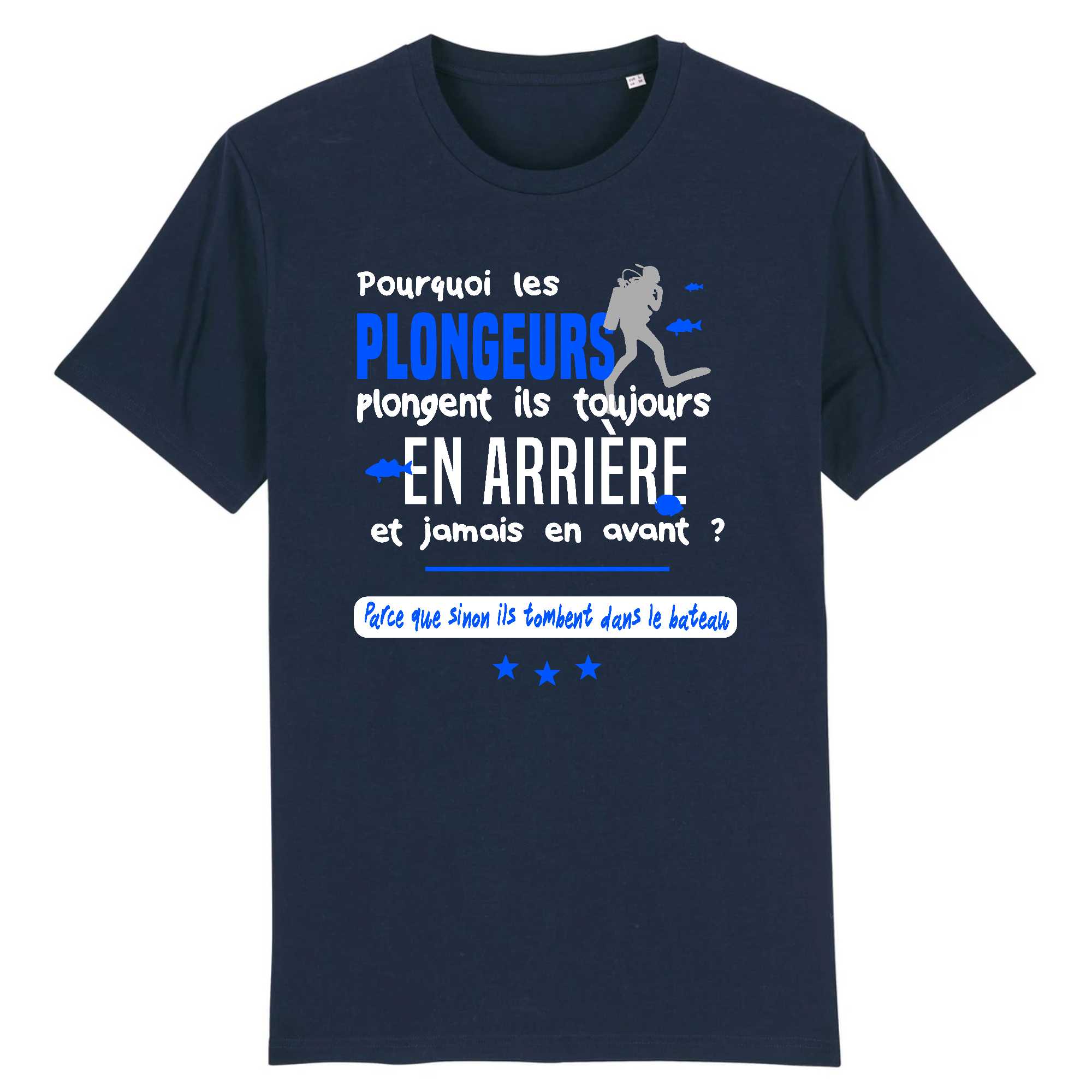 T-shirt Homme Les plongeurs plongent