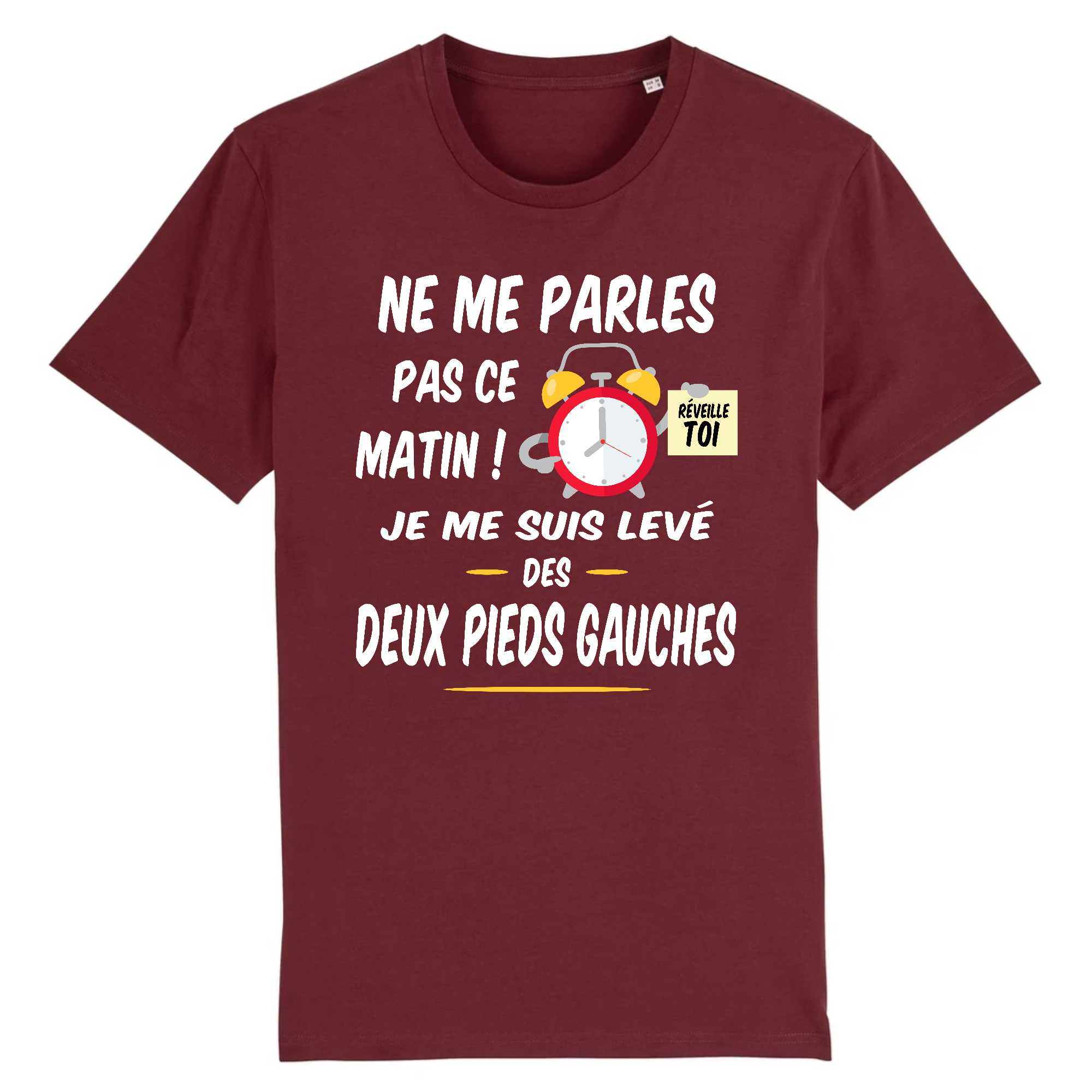 T-shirt Homme Ne me parles pas le matin