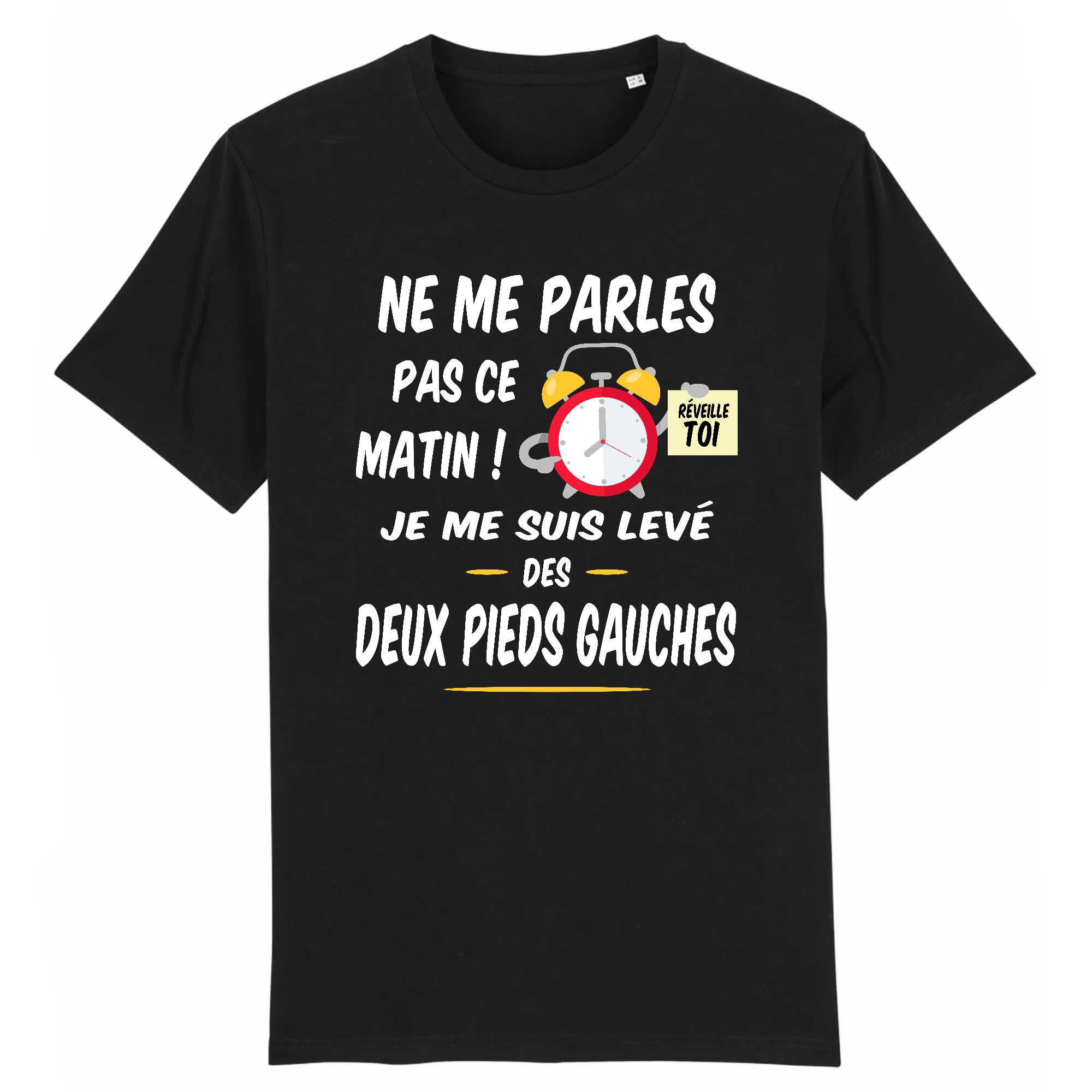 T-shirt Homme Ne me parles pas le matin