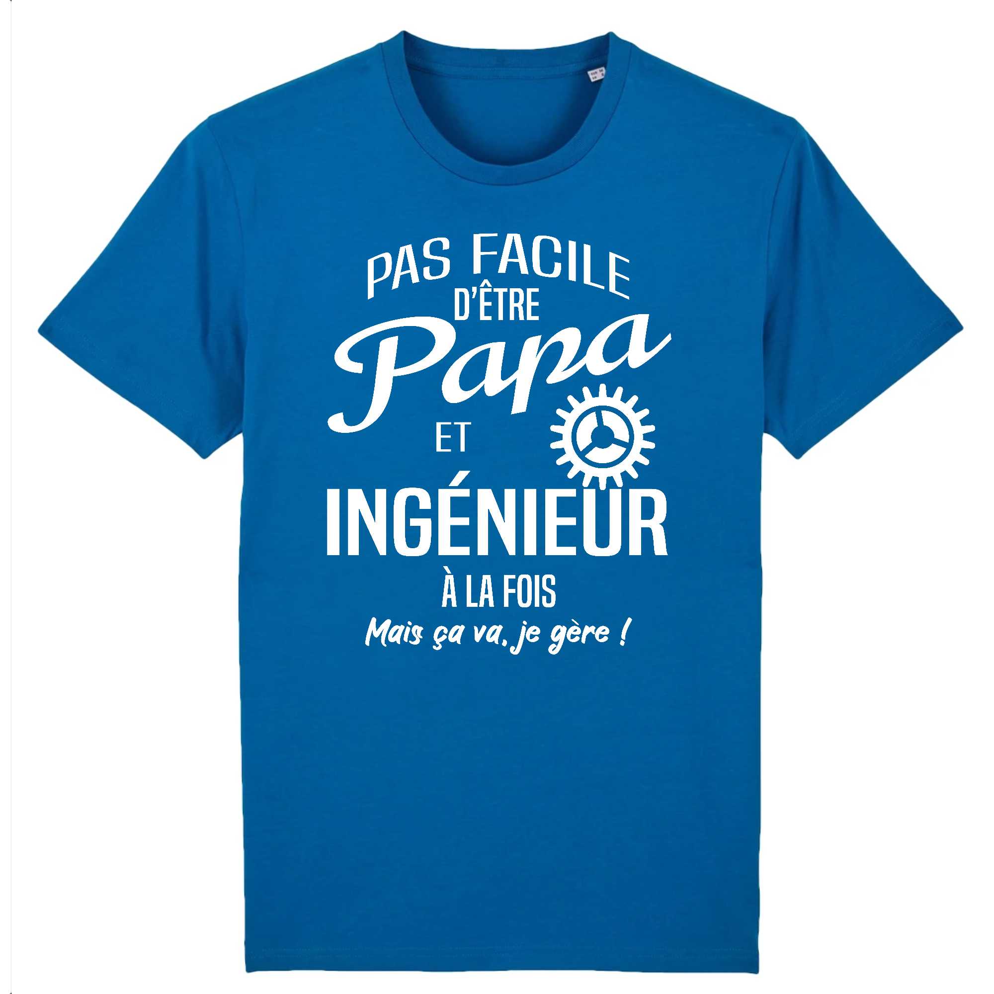 T-shirt Homme Papa et ingénieur
