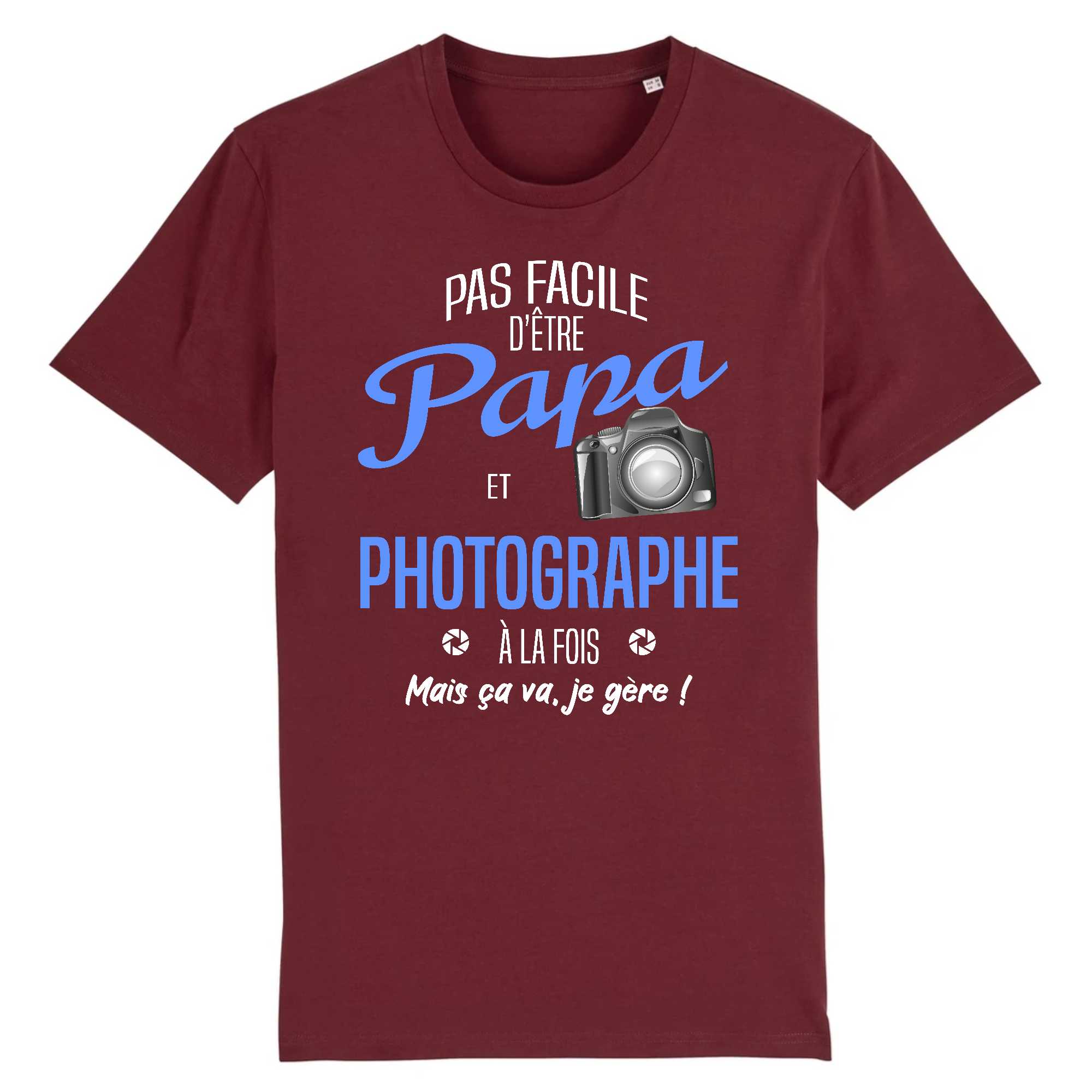 T-shirt Homme Papa et Photographe