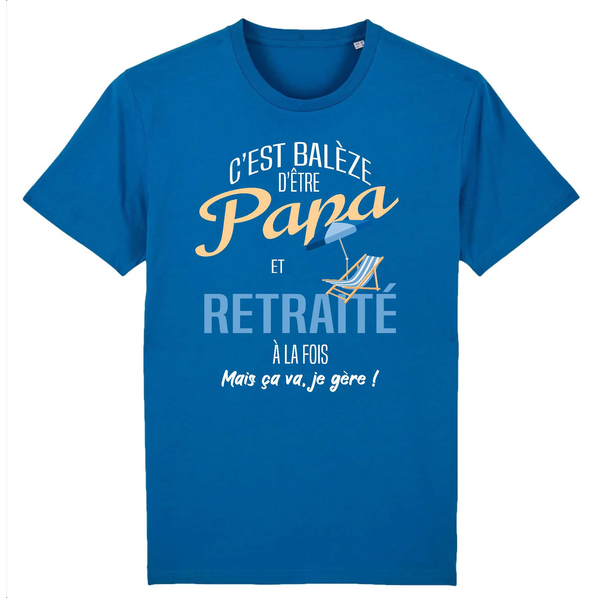 T-shirt Homme Papa et retraité