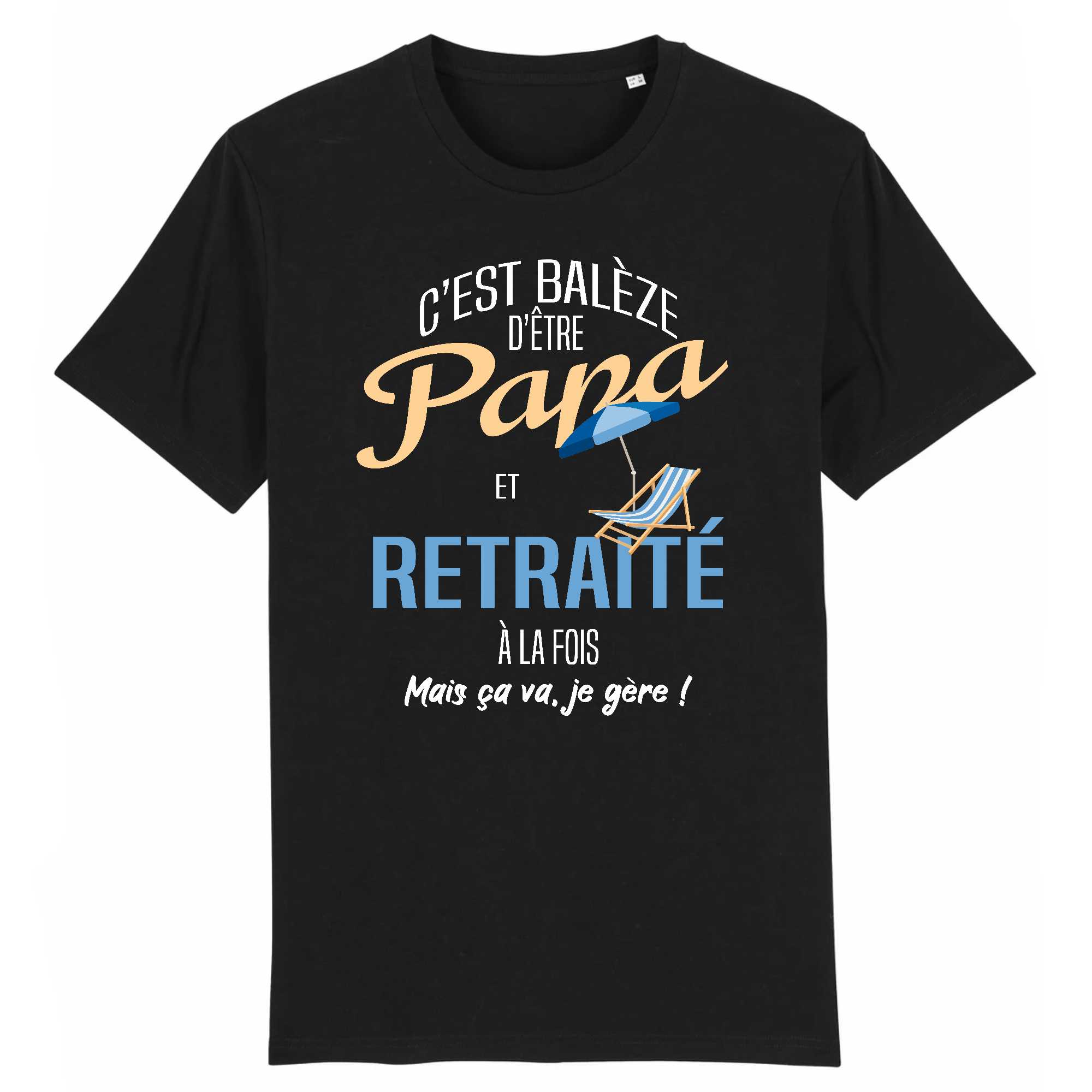 T-shirt Homme Papa et retraité