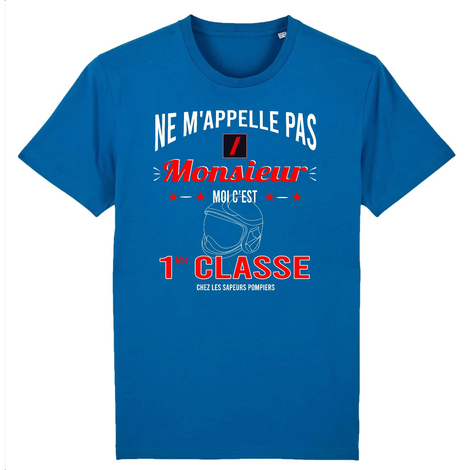 T-shirt Homme Pompier 1 ère classe