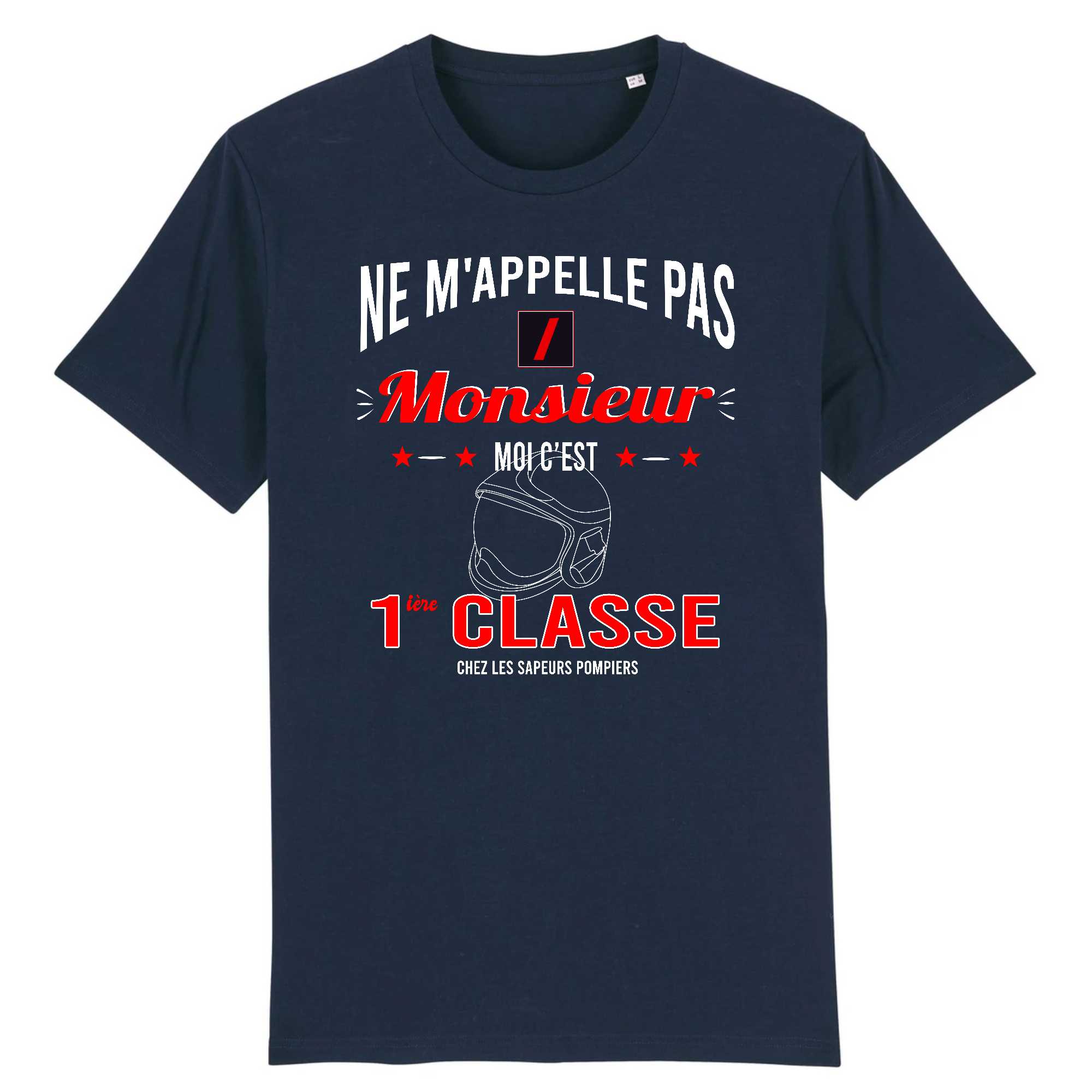 T-shirt Homme Pompier 1 ère classe