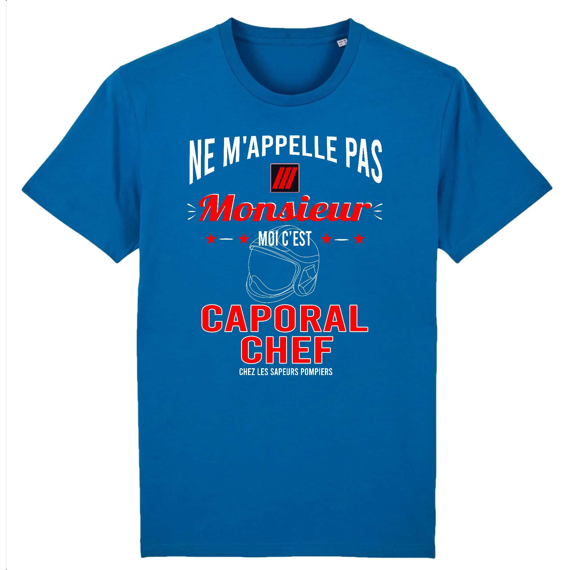 T-shirt Homme Pompier caporal chef