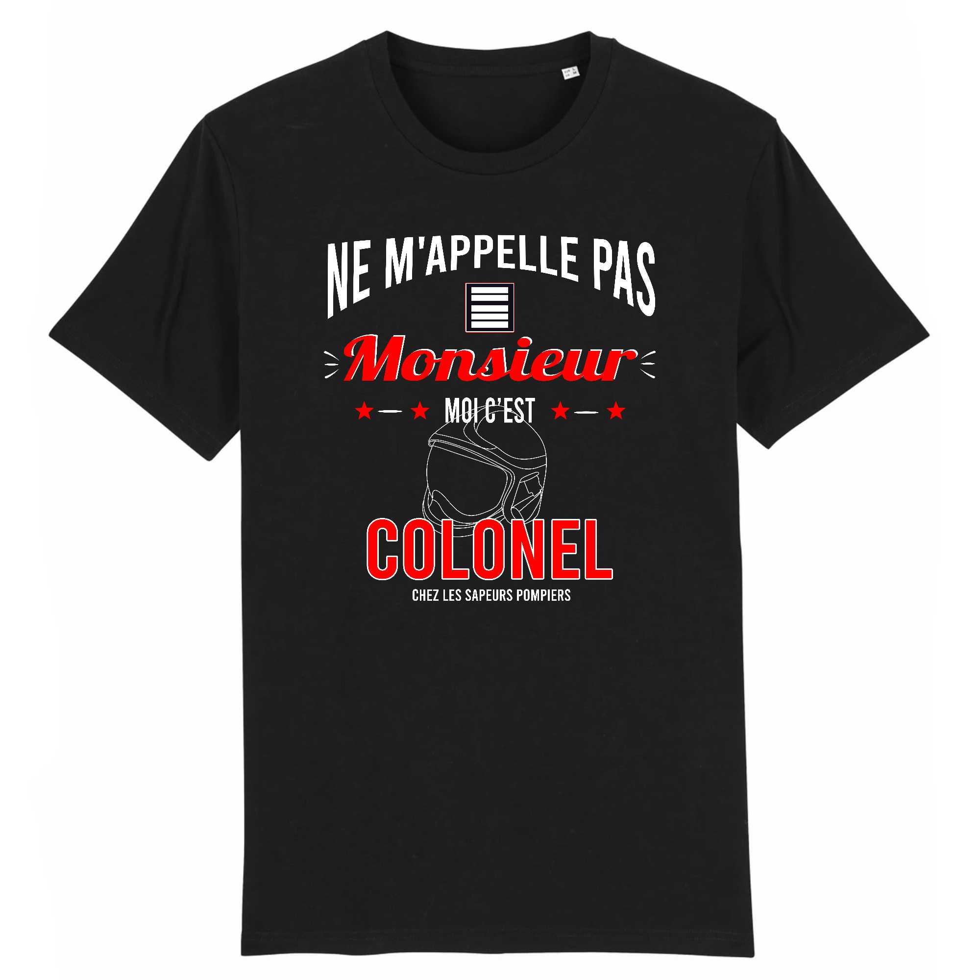 T-shirt Homme Pompier colonel