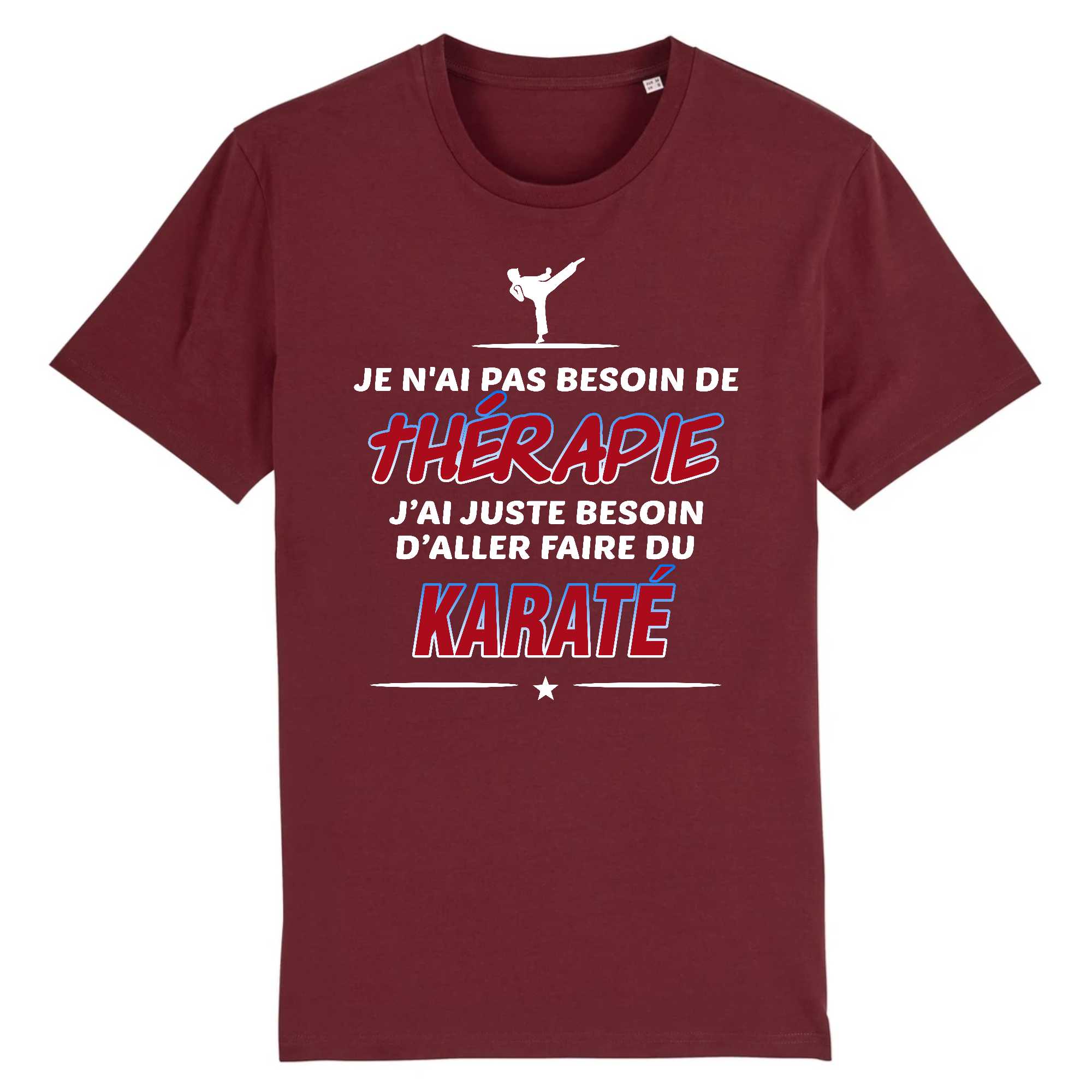 T-shirt Homme Thérapie et karaté