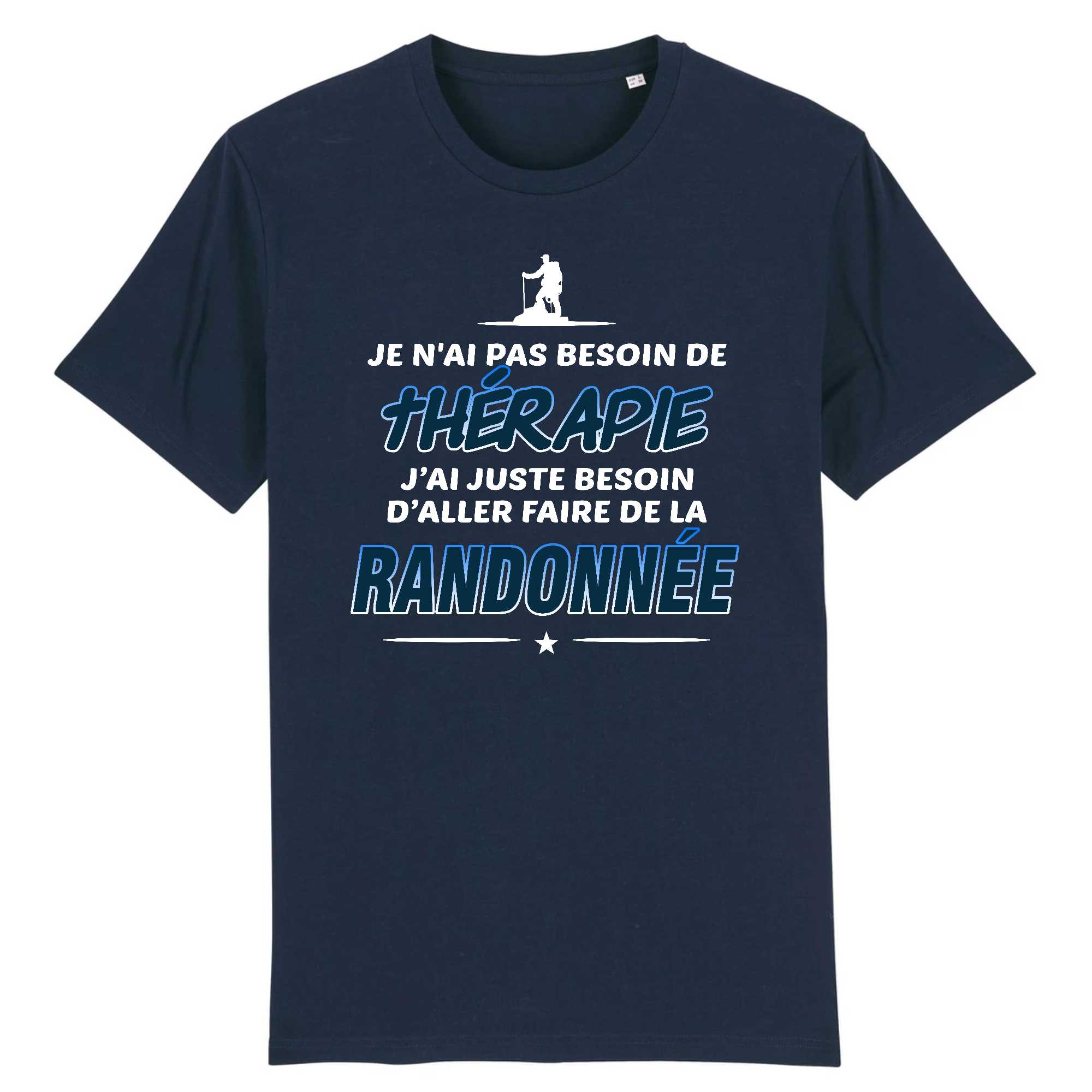T-shirt Homme Thérapie et Randonnée