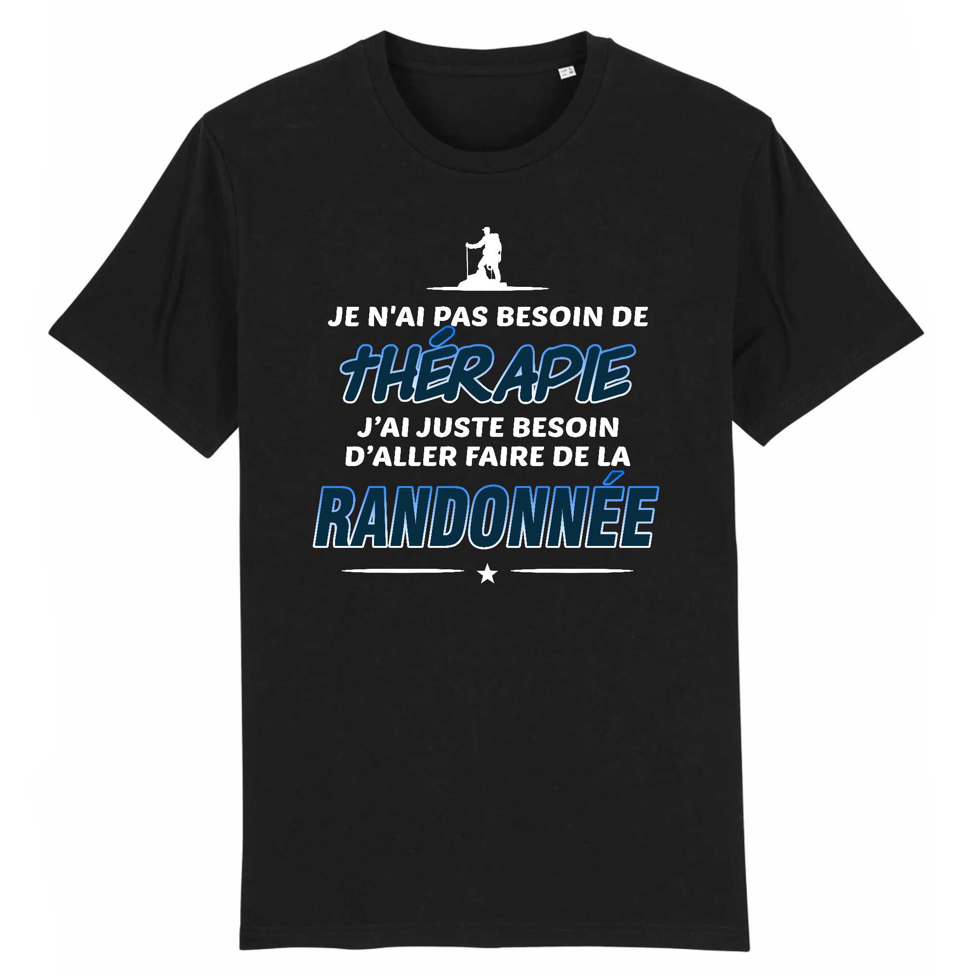 T-shirt Homme Thérapie et Randonnée