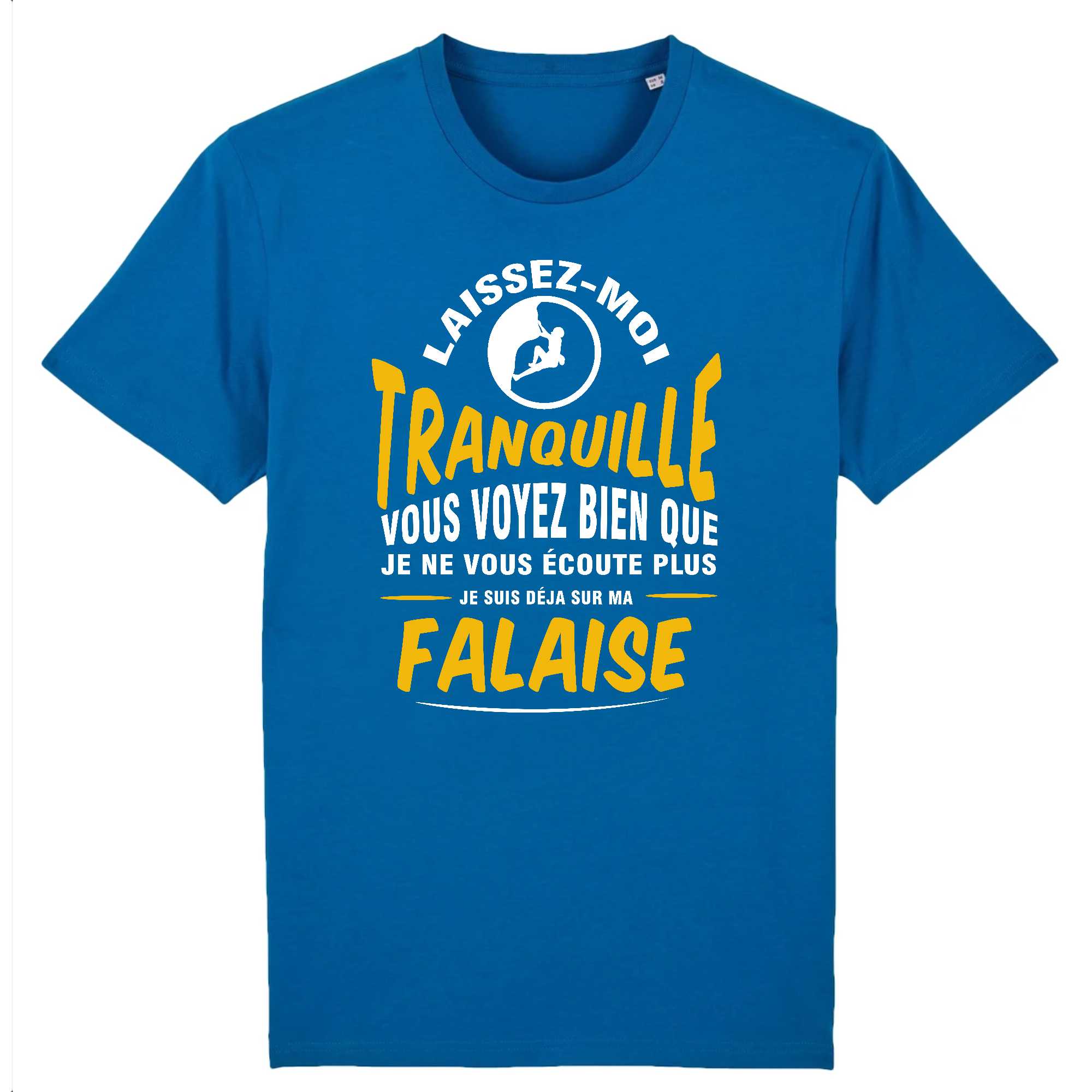 T-shirt Homme Tranquille en Falaise