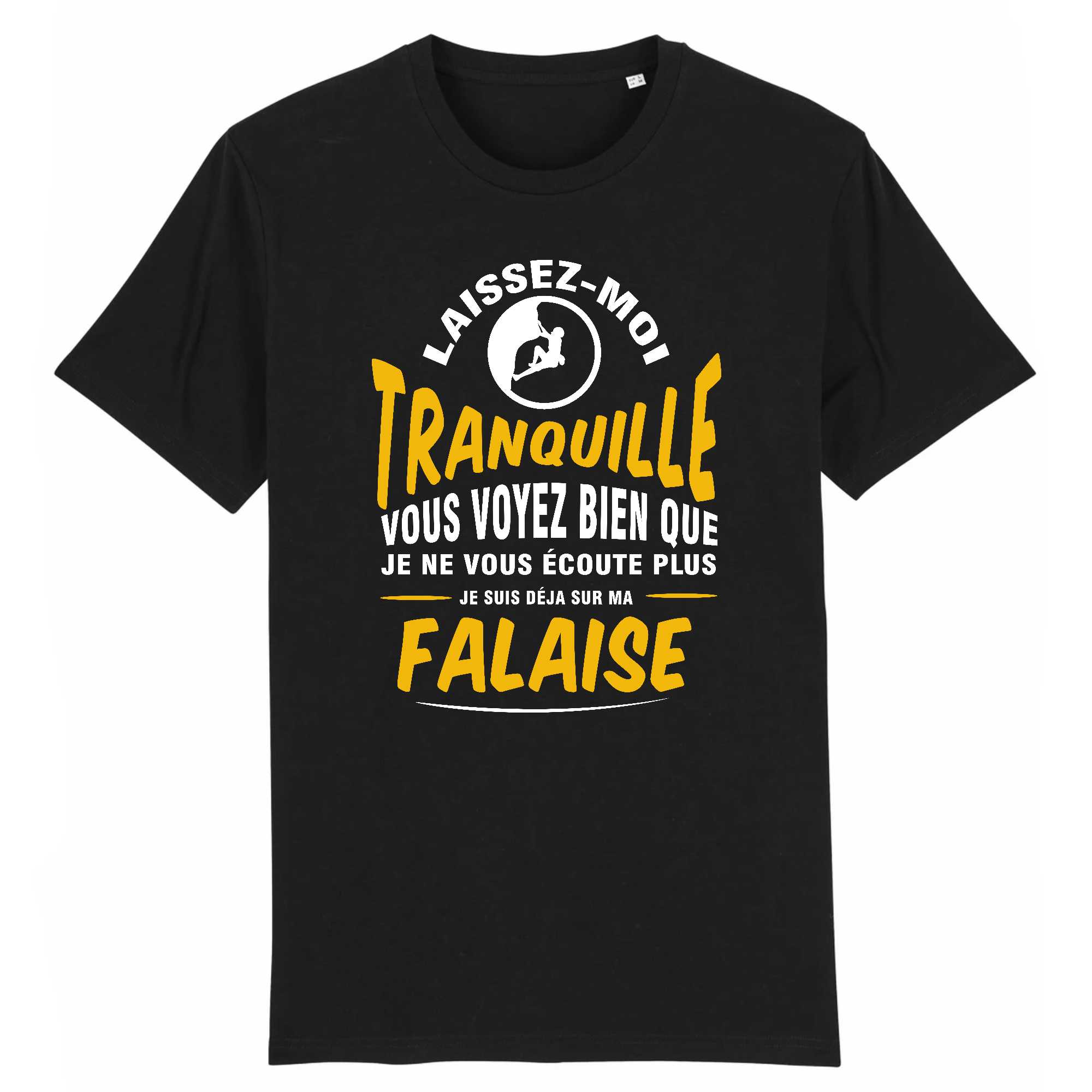 T-shirt Homme Tranquille en Falaise