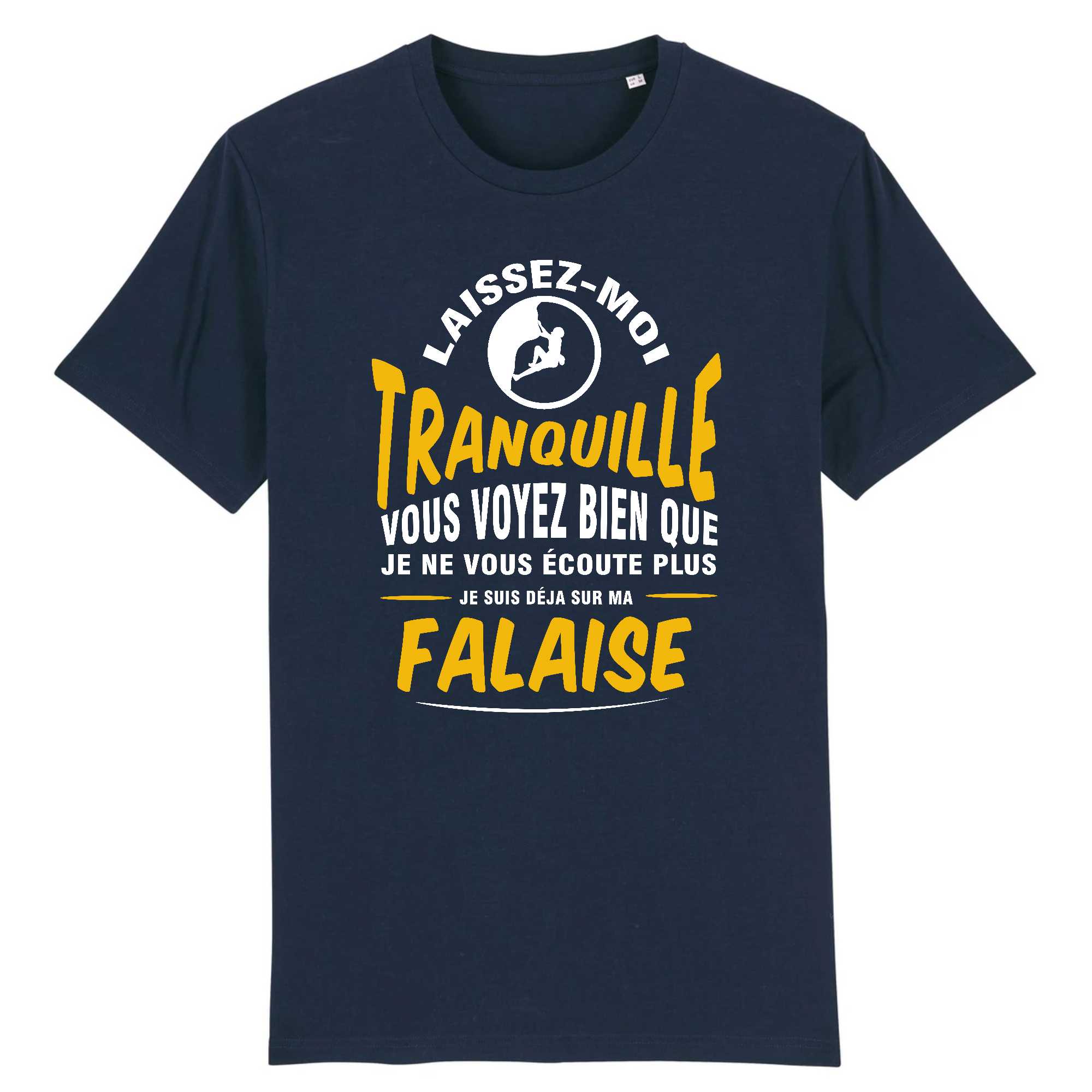 T-shirt Homme Tranquille en Falaise