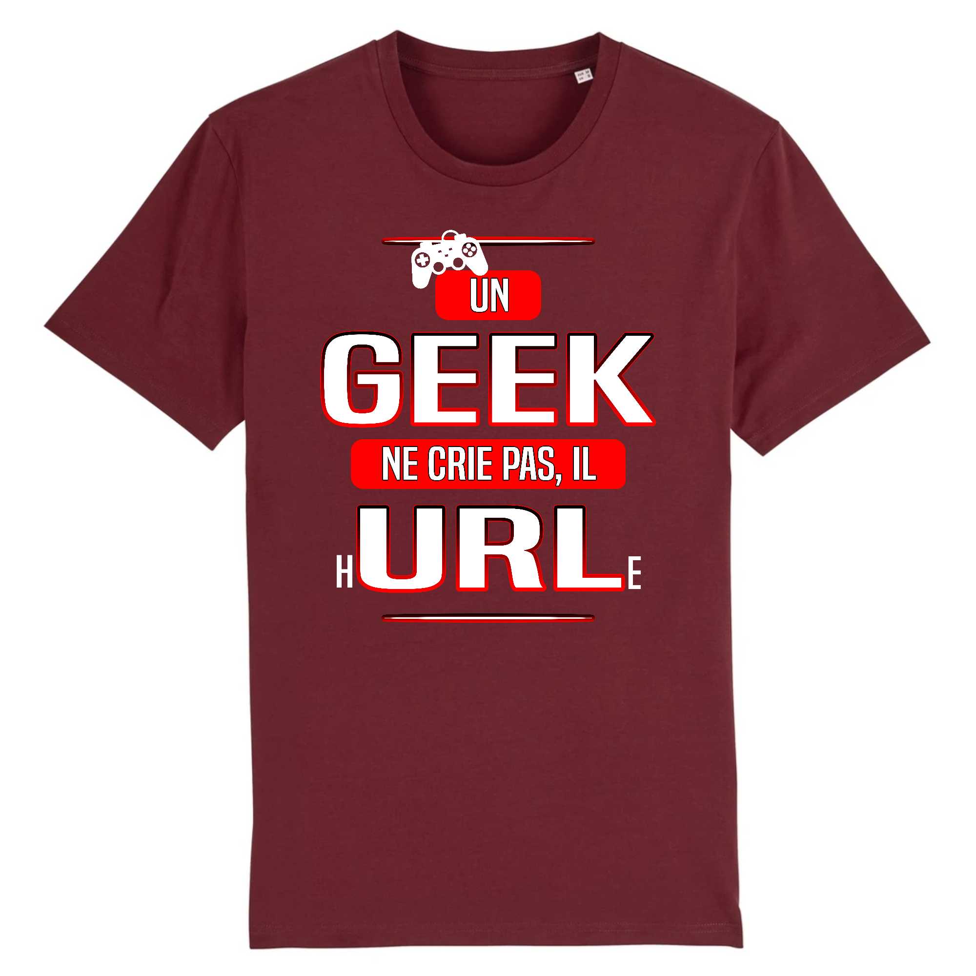 T-shirt Homme Un geek ne crie pas