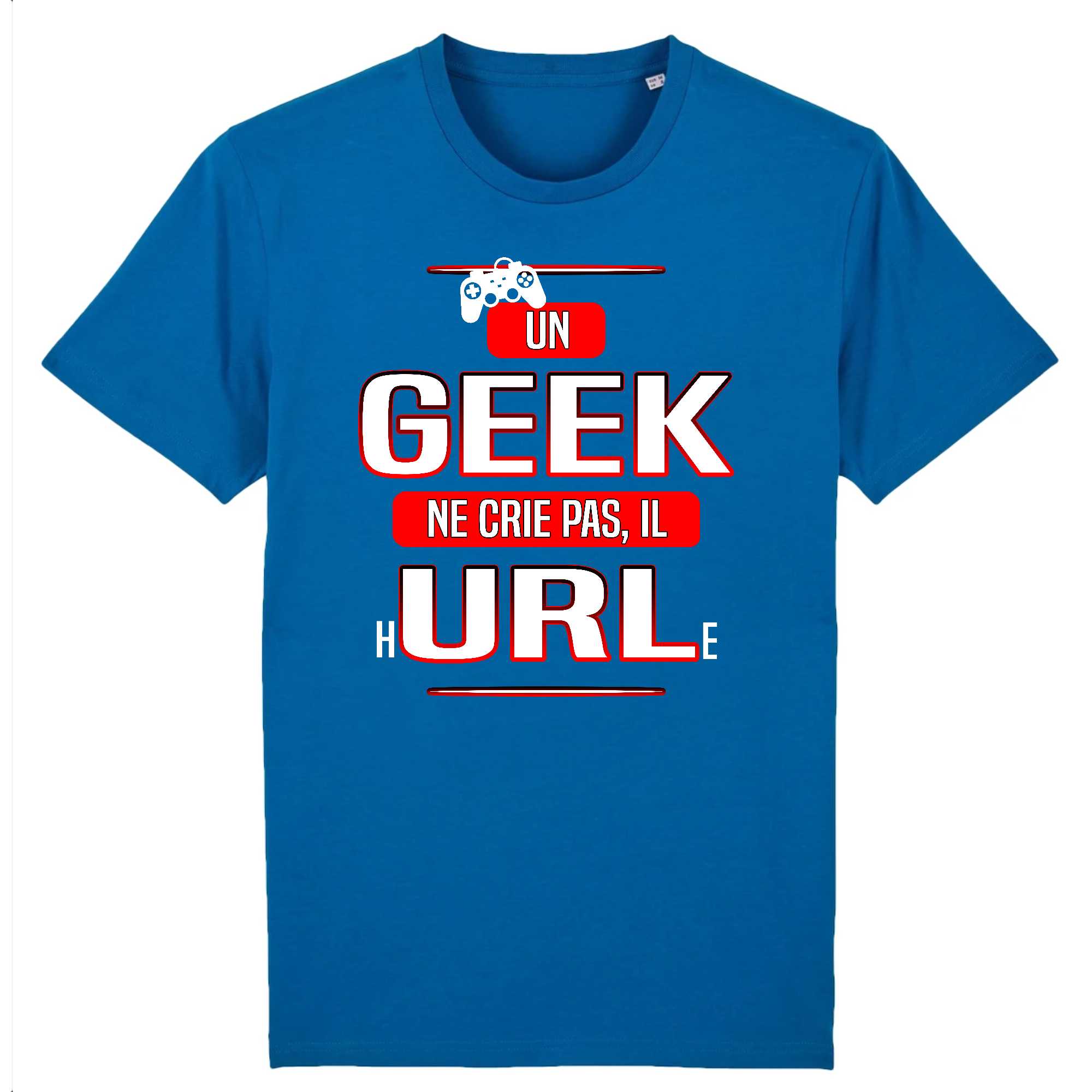 T-shirt Homme Un geek ne crie pas