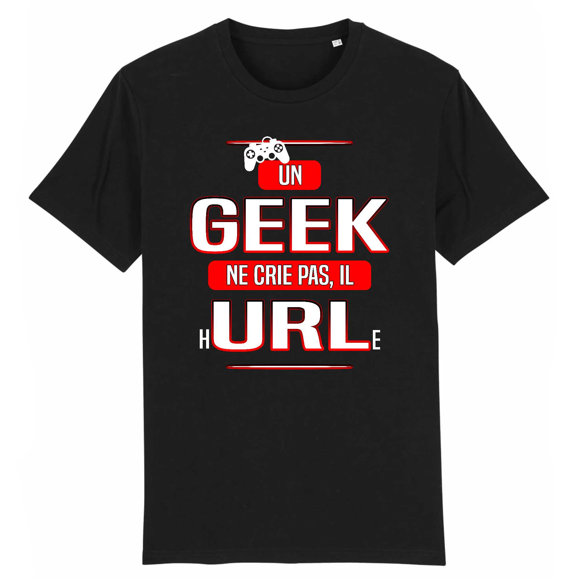 T-shirt Homme Un geek ne crie pas