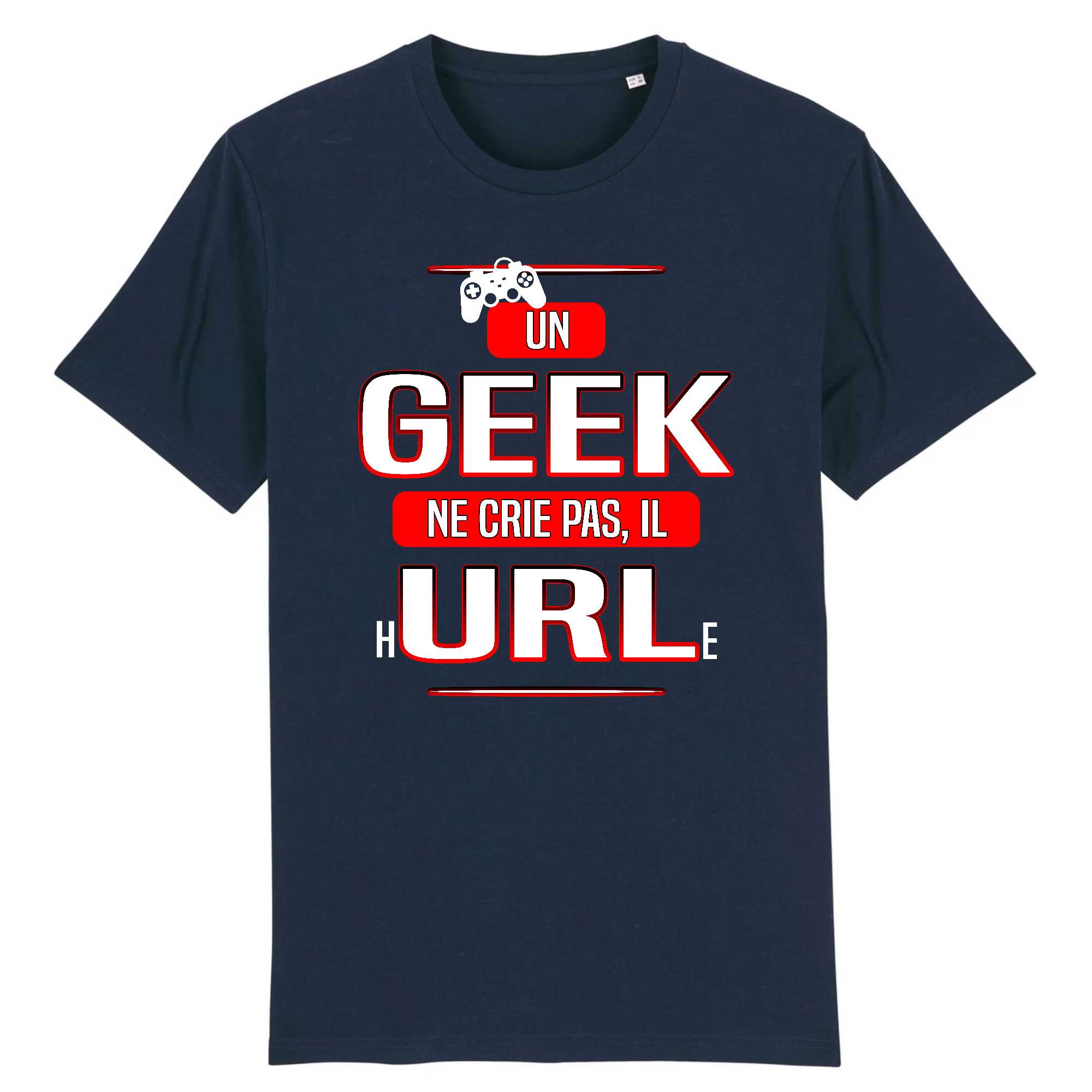 T-shirt Homme Un geek ne crie pas