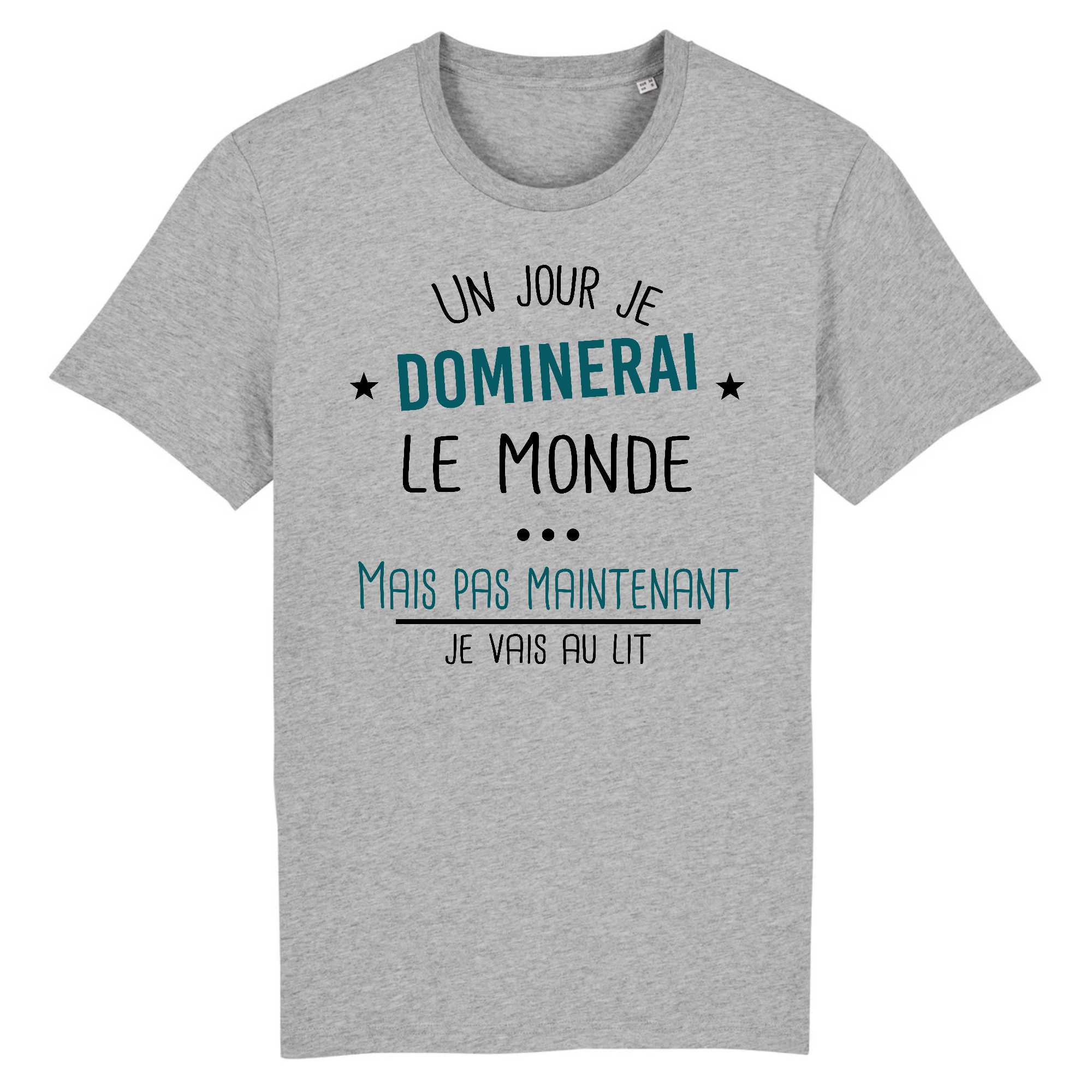 T-shirt Homme Un jour je dominerai le monde