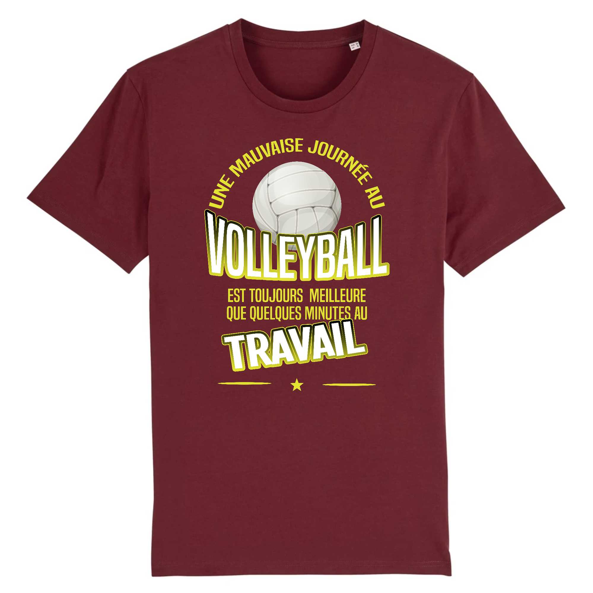 T-shirt Homme Une mauvaise journée au volleyball