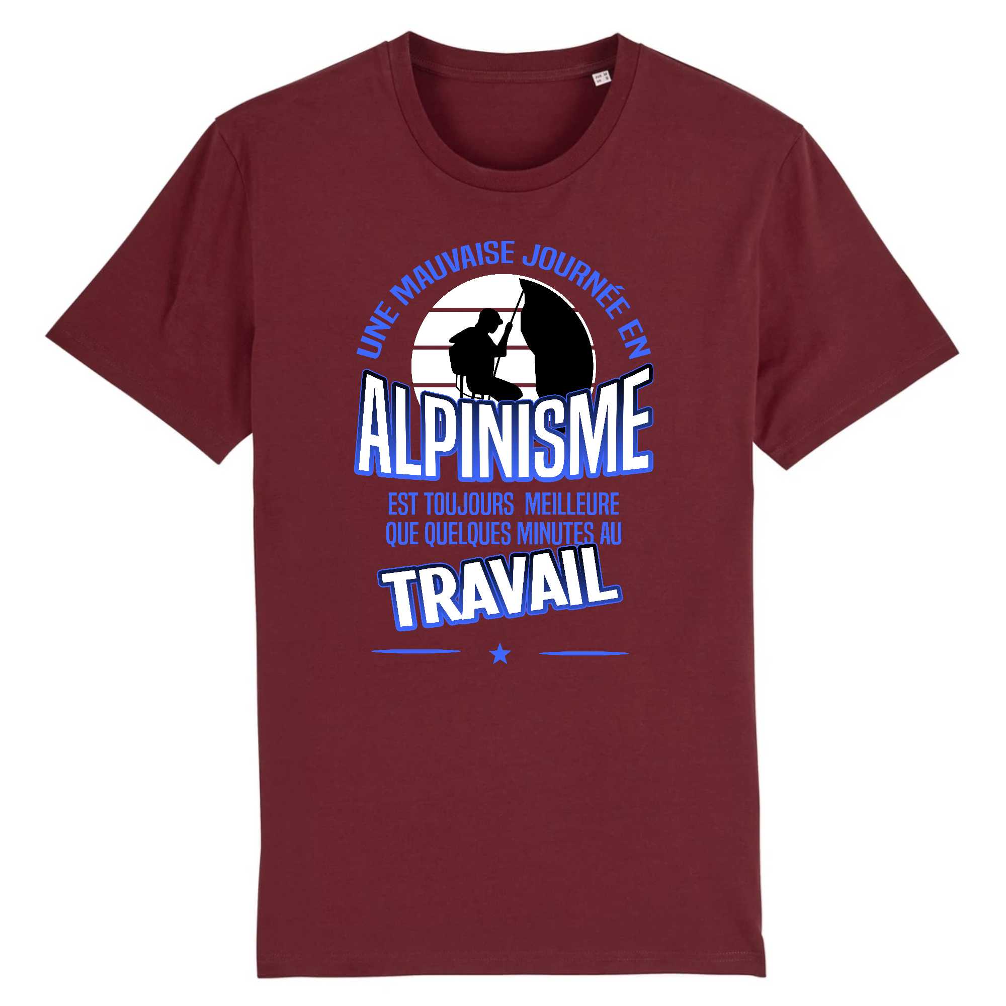 T-shirt Homme Une mauvaise journée en alpinisme
