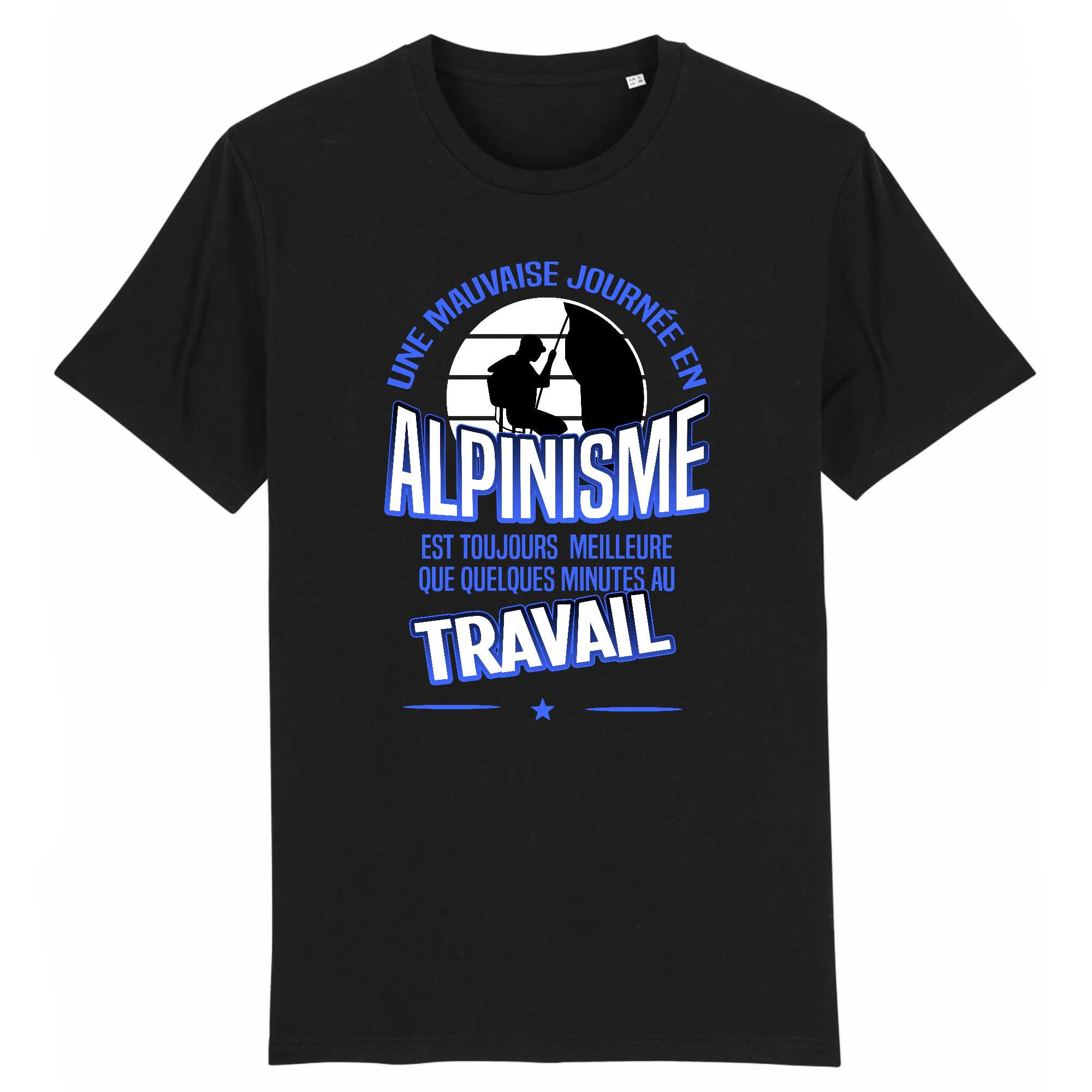 T-shirt Homme Une mauvaise journée en alpinisme