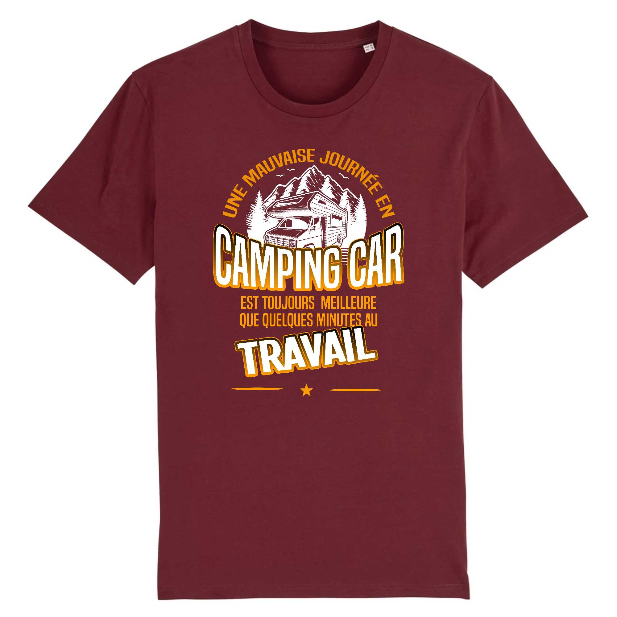 T-shirt Homme Une mauvaise journée en camping car