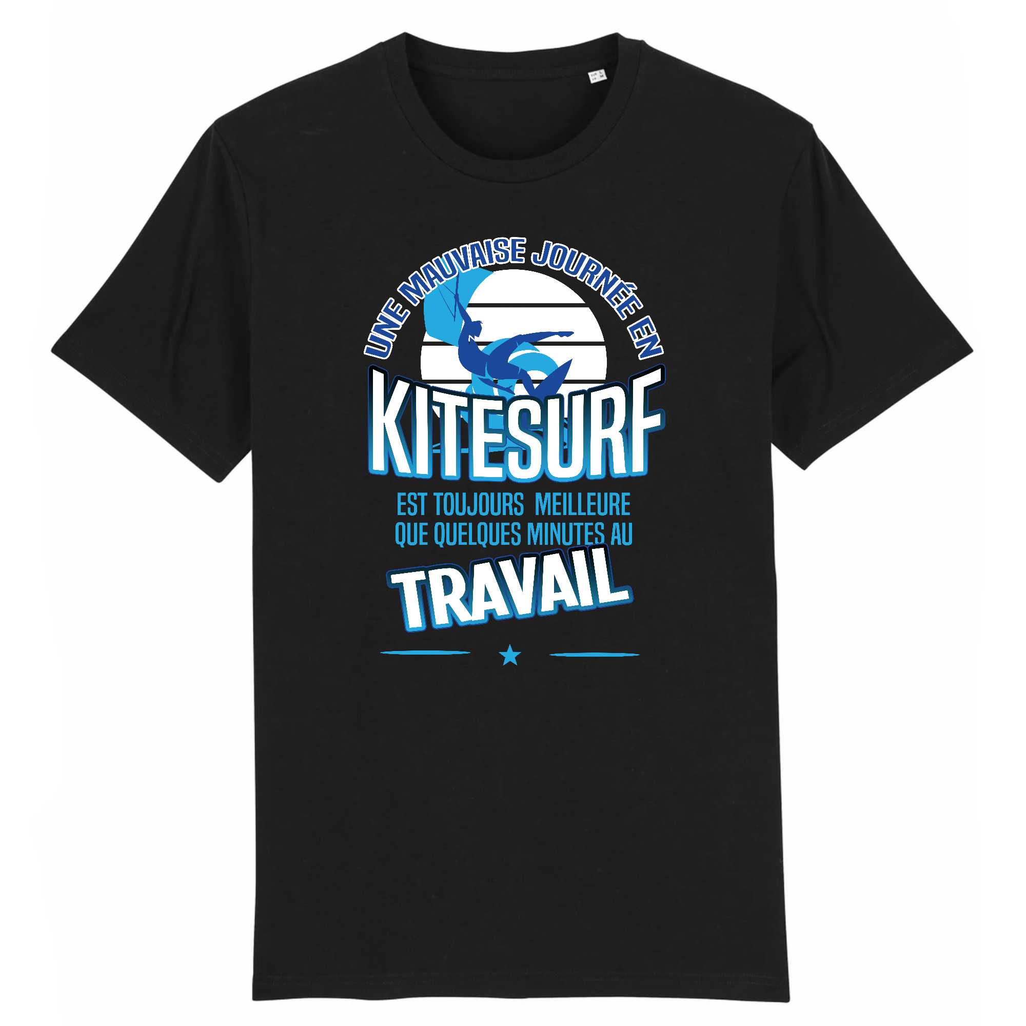 T-shirt Homme Une mauvaise journée en kitesurf
