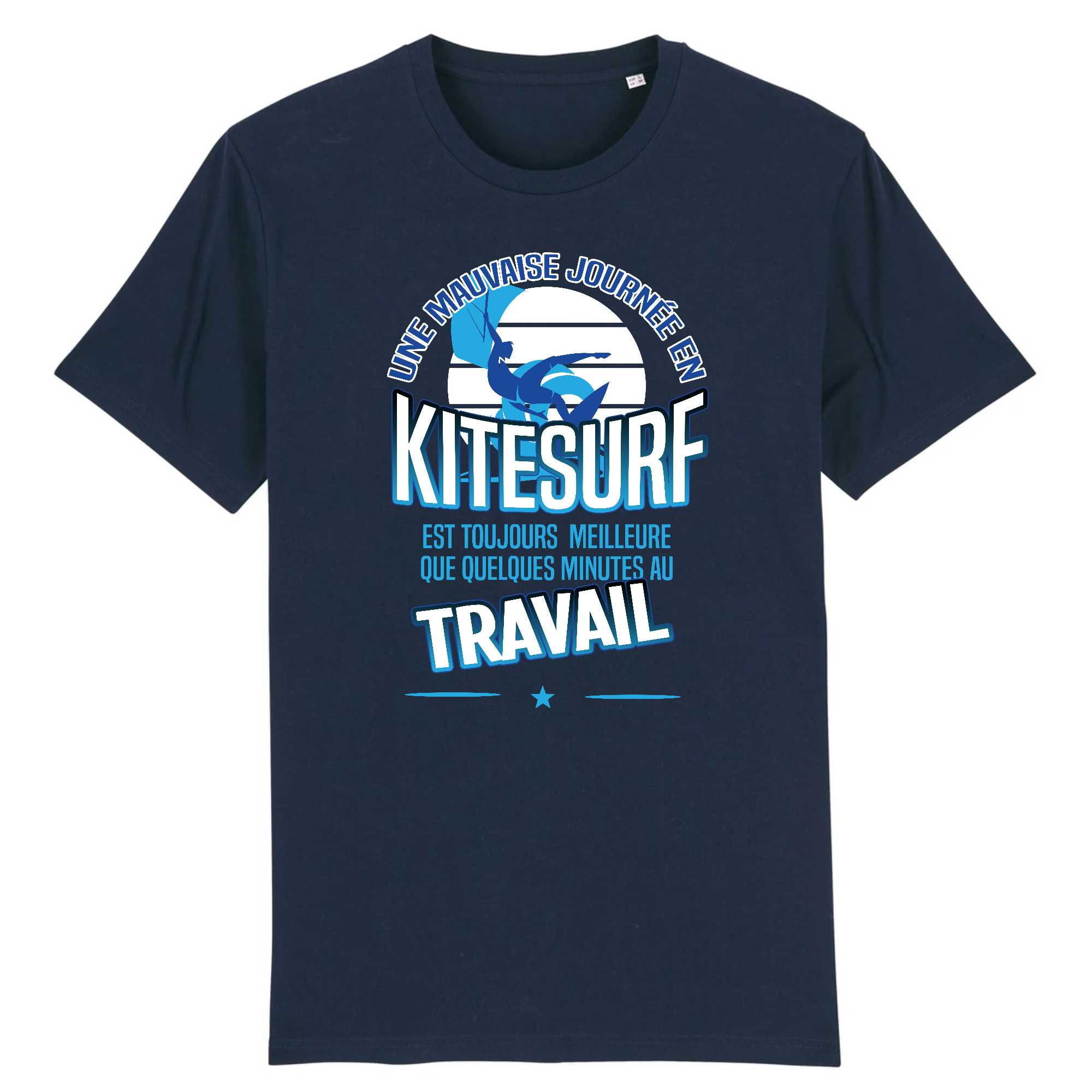 T-shirt Homme Une mauvaise journée en kitesurf