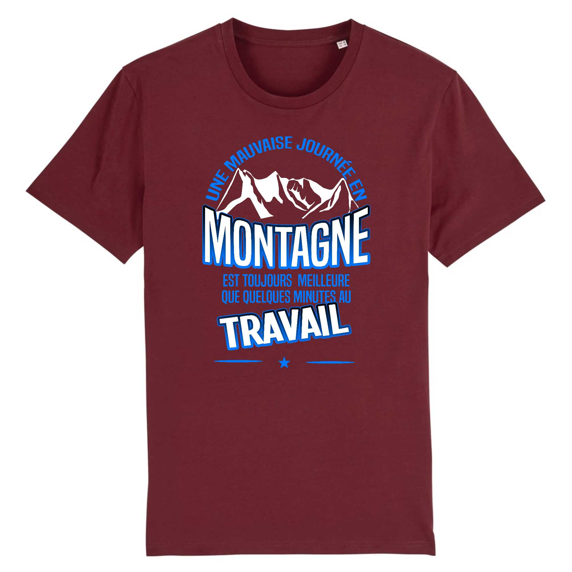 T-shirt Homme Une mauvaise journée en montagne