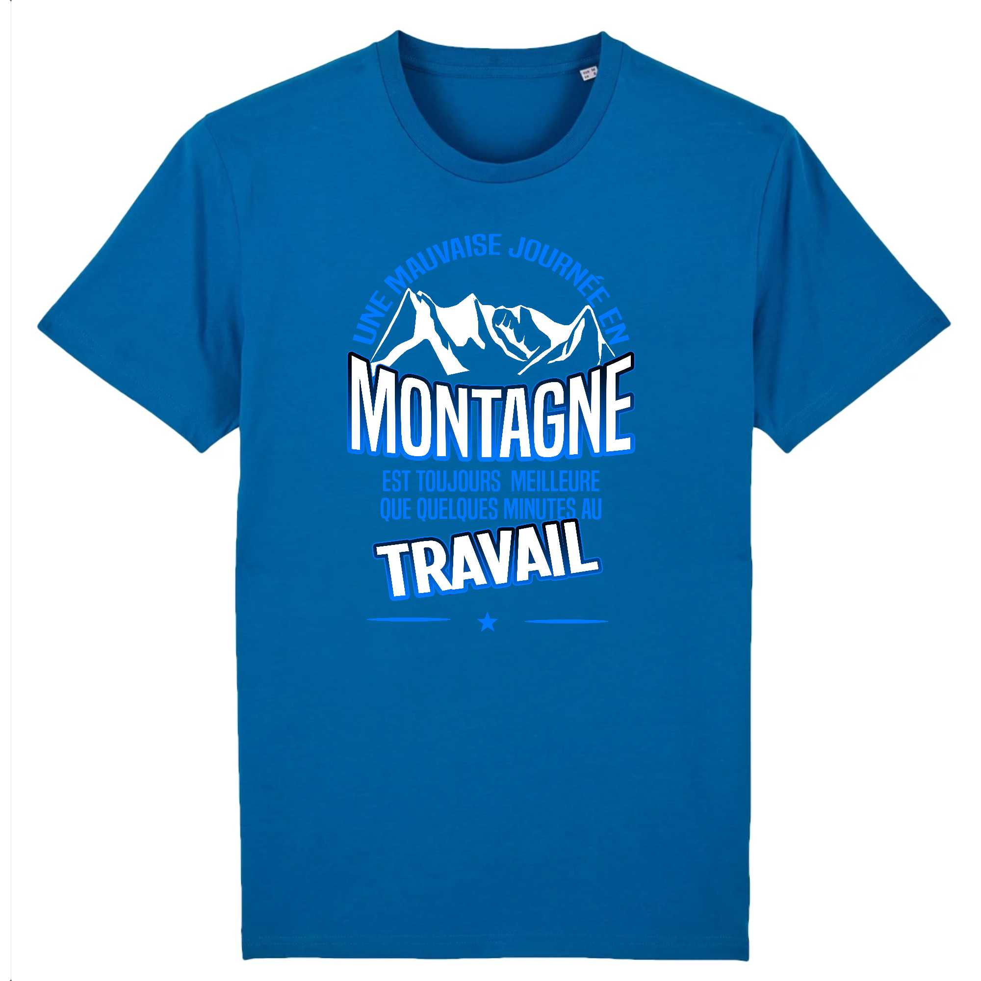 T-shirt Homme Une mauvaise journée en montagne