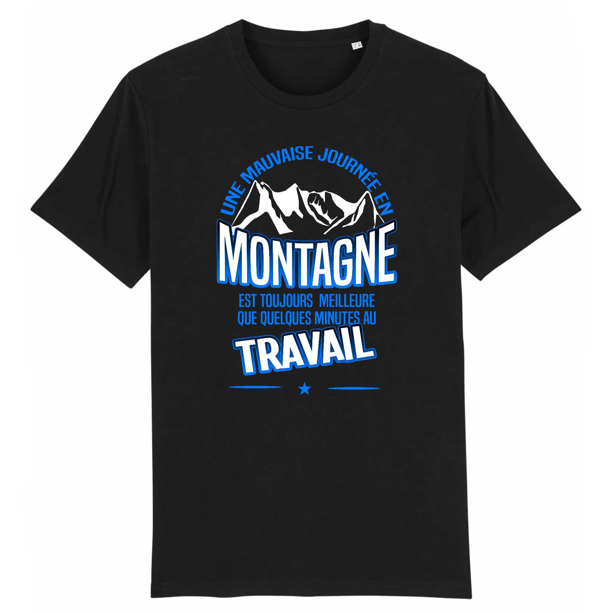T-shirt Homme Une mauvaise journée en montagne