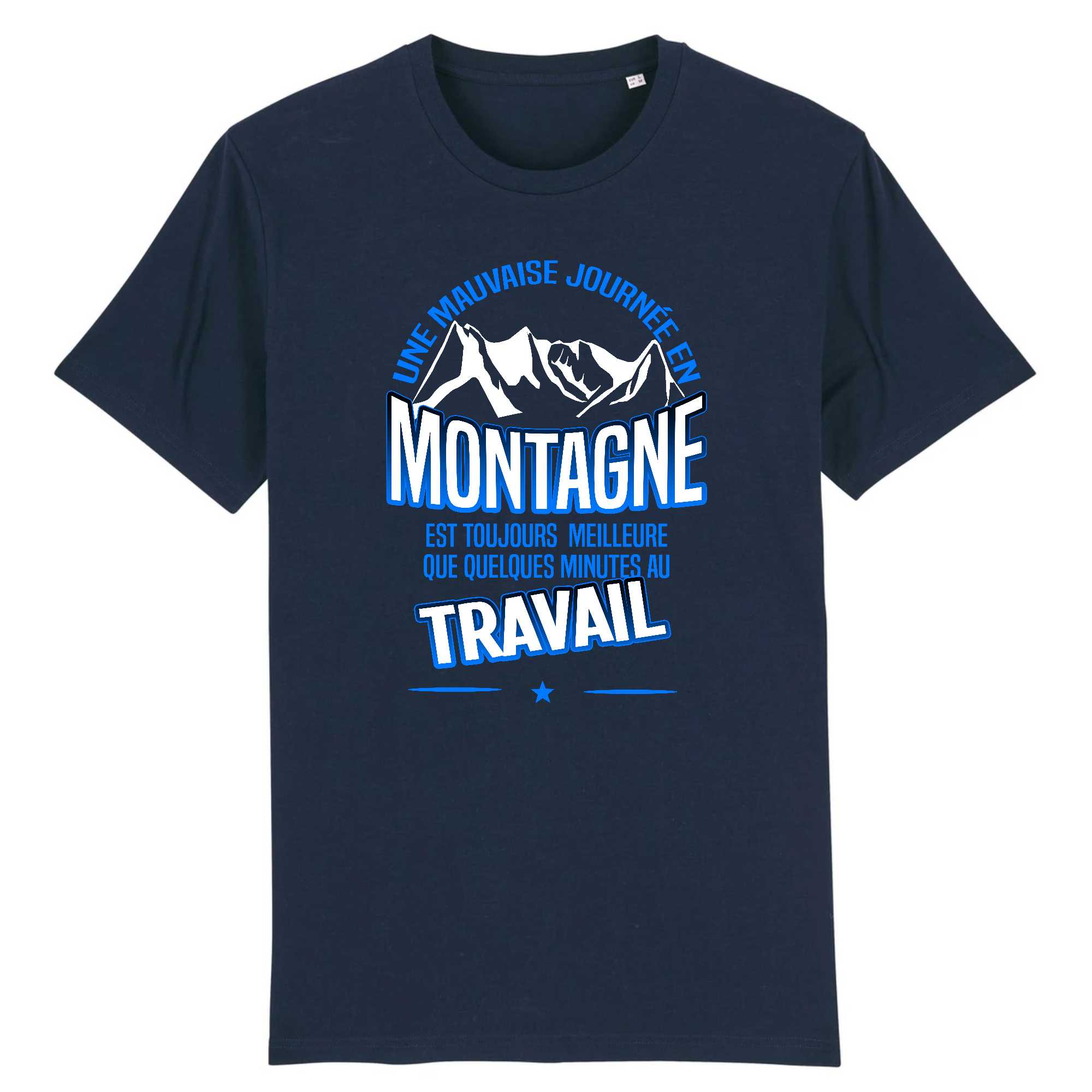 T-shirt Homme Une mauvaise journée en montagne