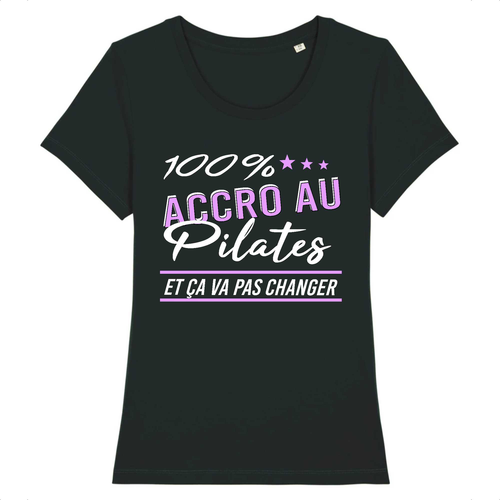 T-shirt Femme Accro au pilates