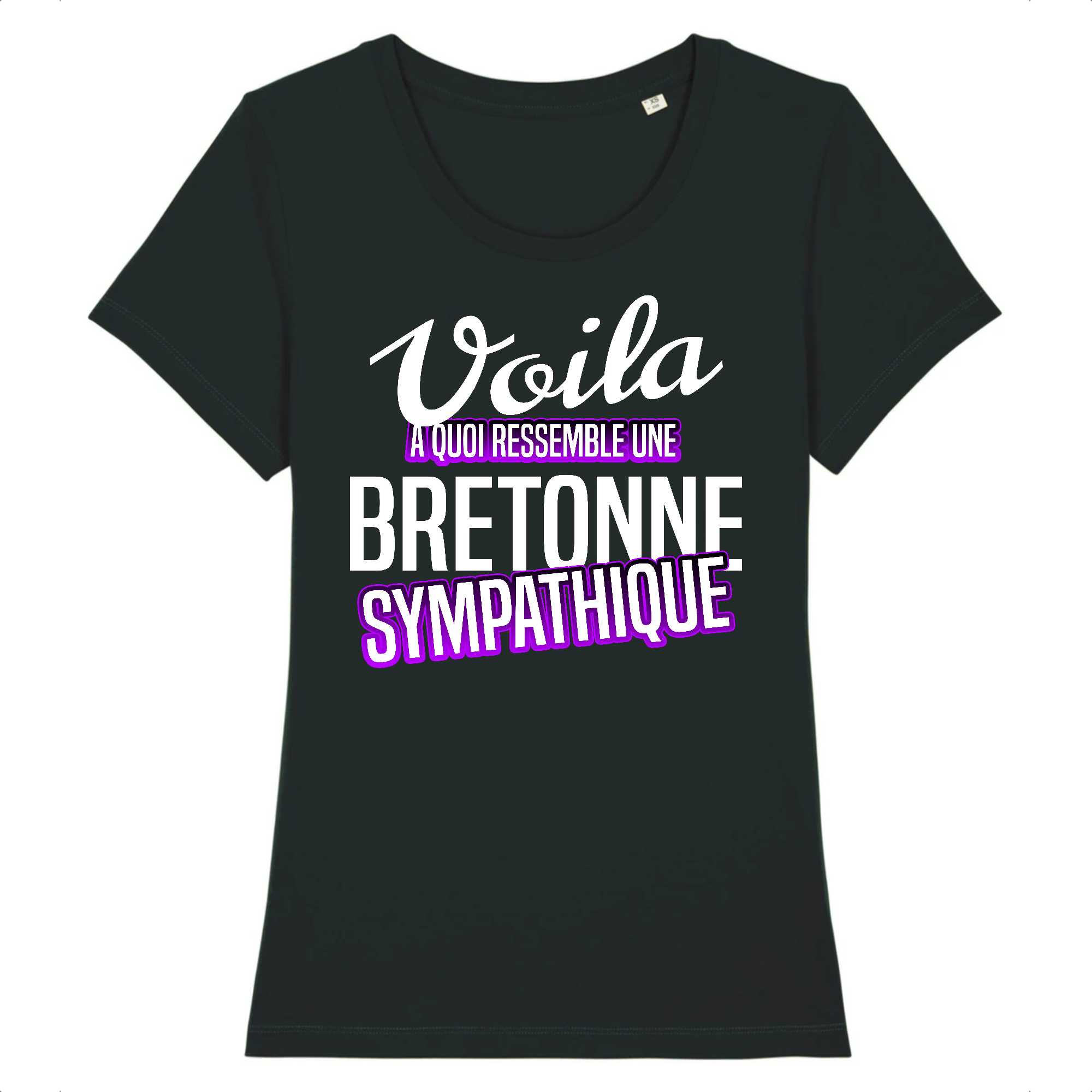 T-shirt Femme Bretonne sympathique