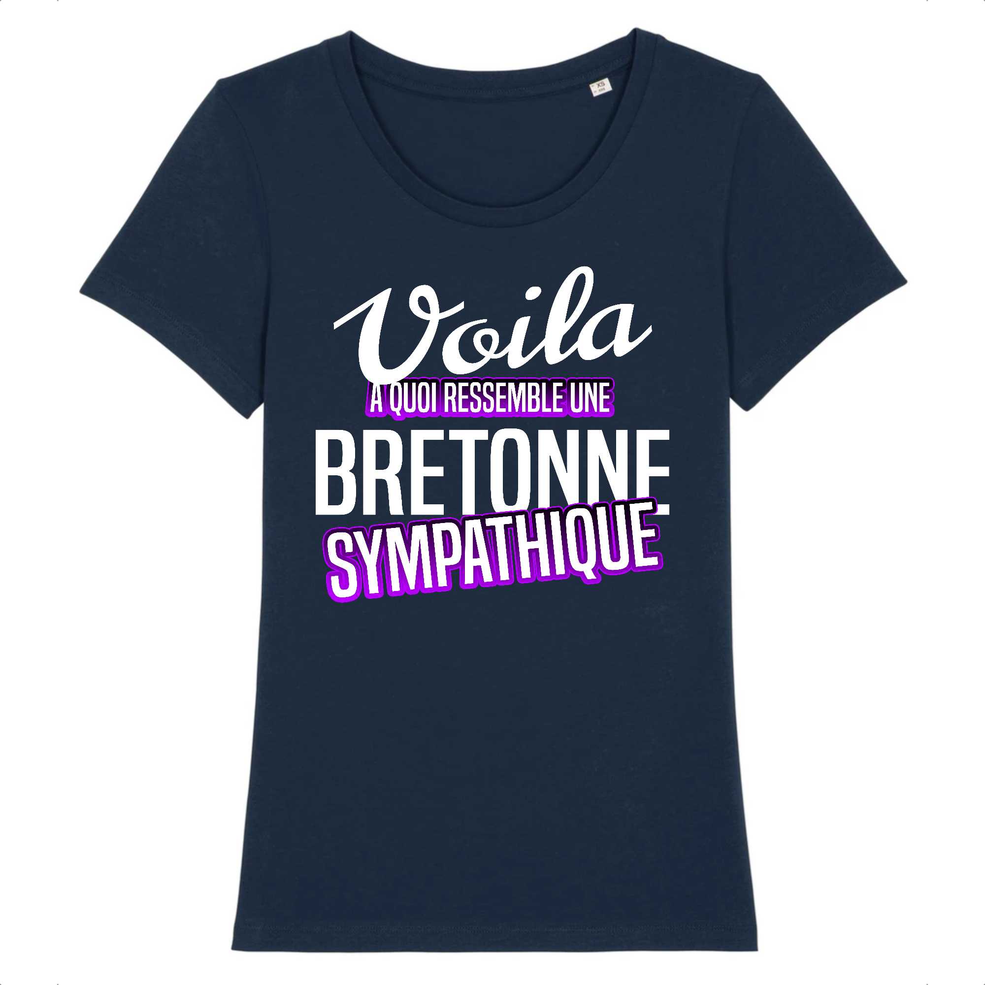 T-shirt Femme Bretonne sympathique