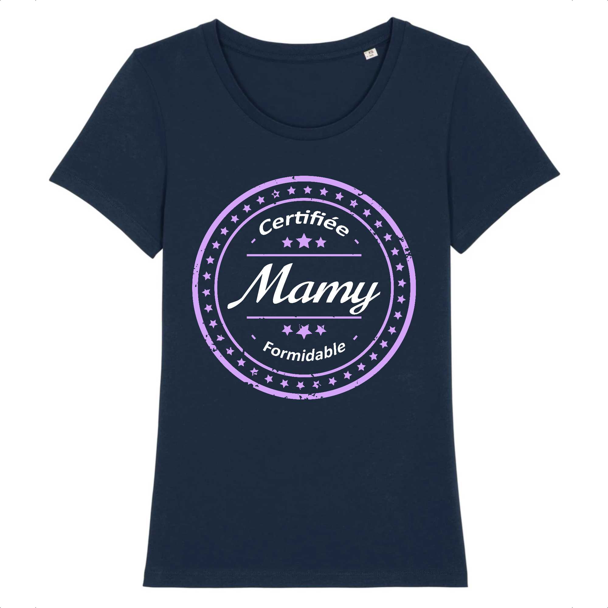 T-shirt Femme Certifiée mamy formidable