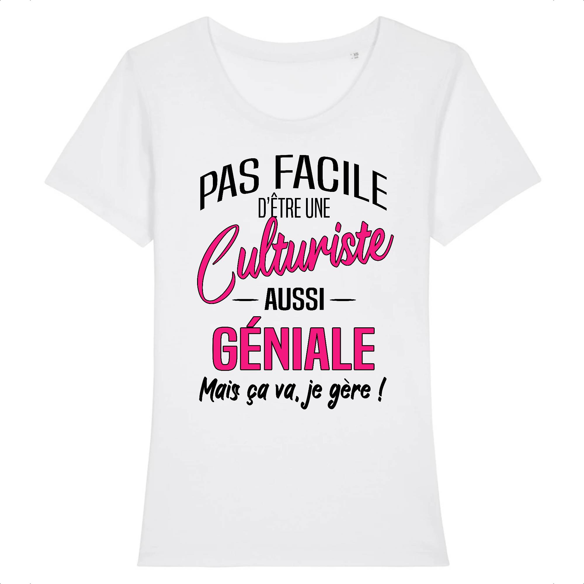 T-shirt Femme Culturiste géniale