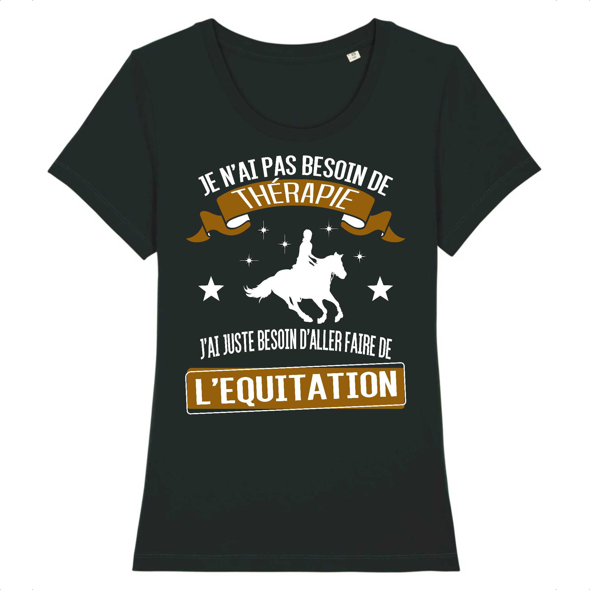 T-shirt Femme Equitation et thérapie