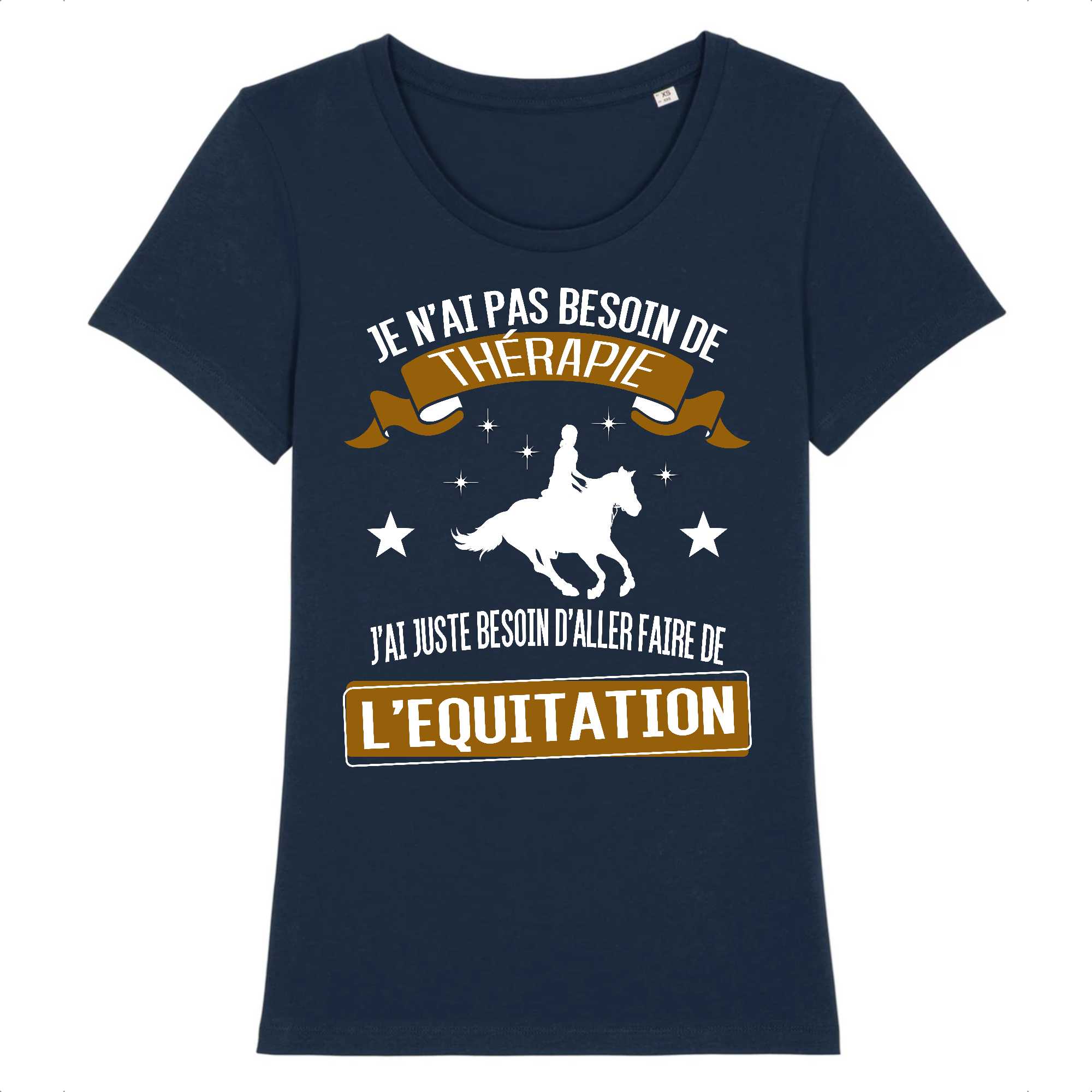 T-shirt Femme Equitation et thérapie