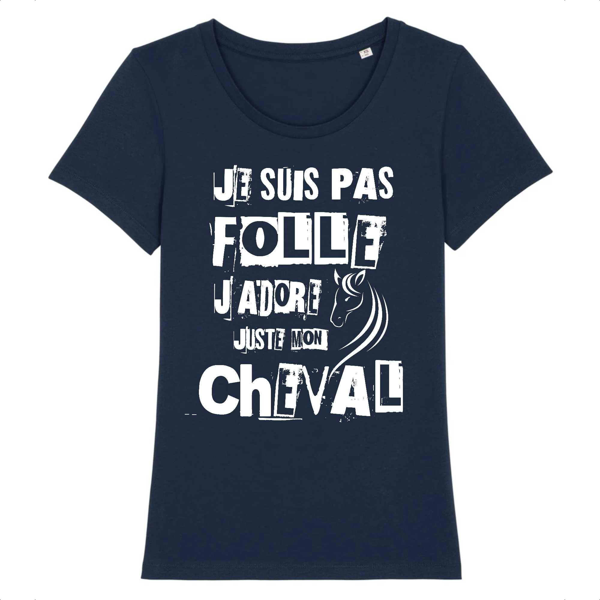T-shirt Femme J'adore mon cheval