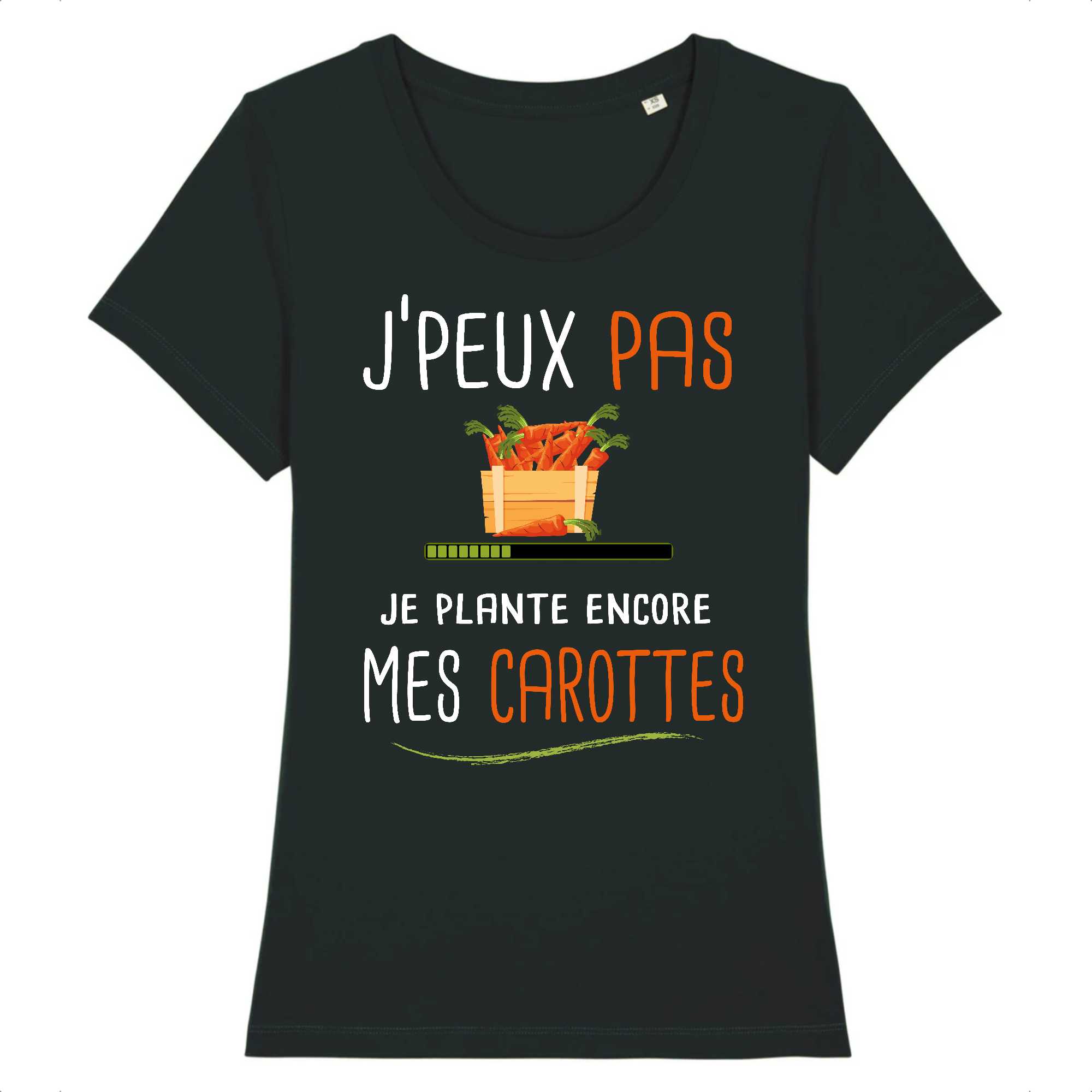 T-shirt Femme J'peux pas je plante mes carottes