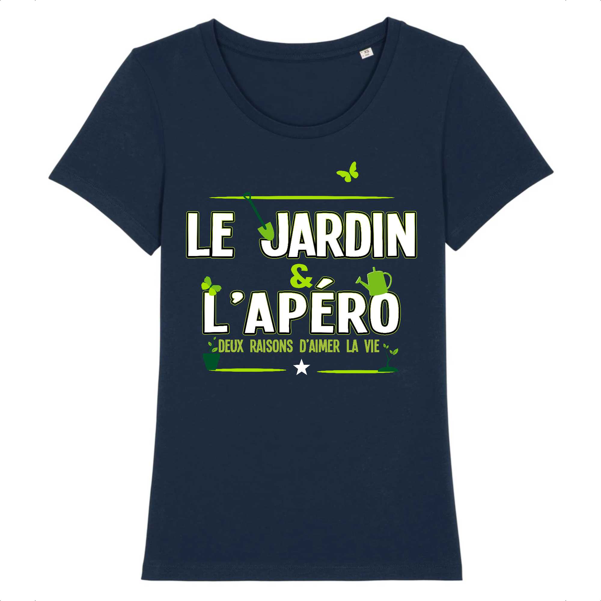 T-shirt Femme Jardin et apéro